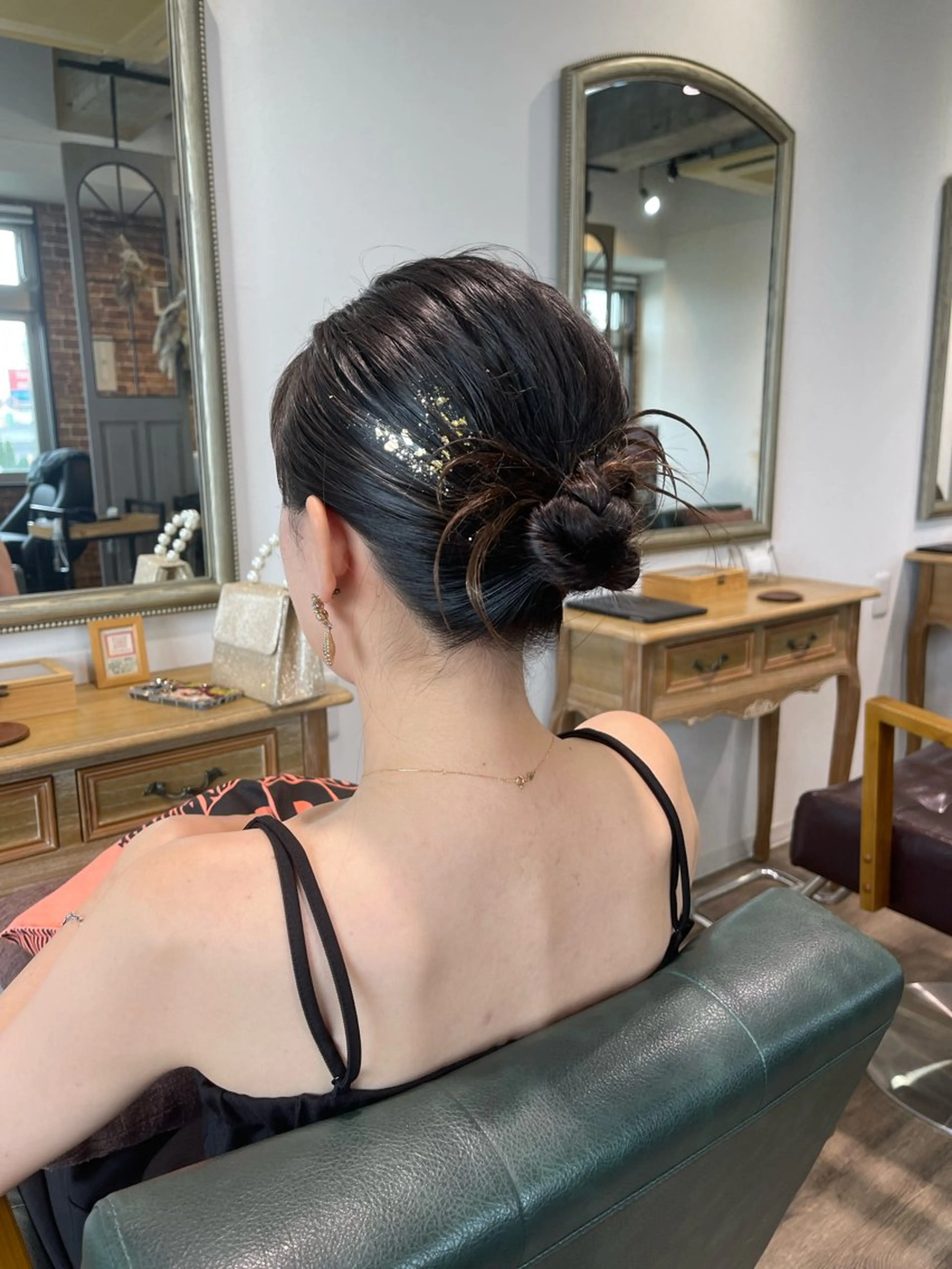 セミロング ヘアアレンジ ヘアセット Felice Erikaのヘアスタイル