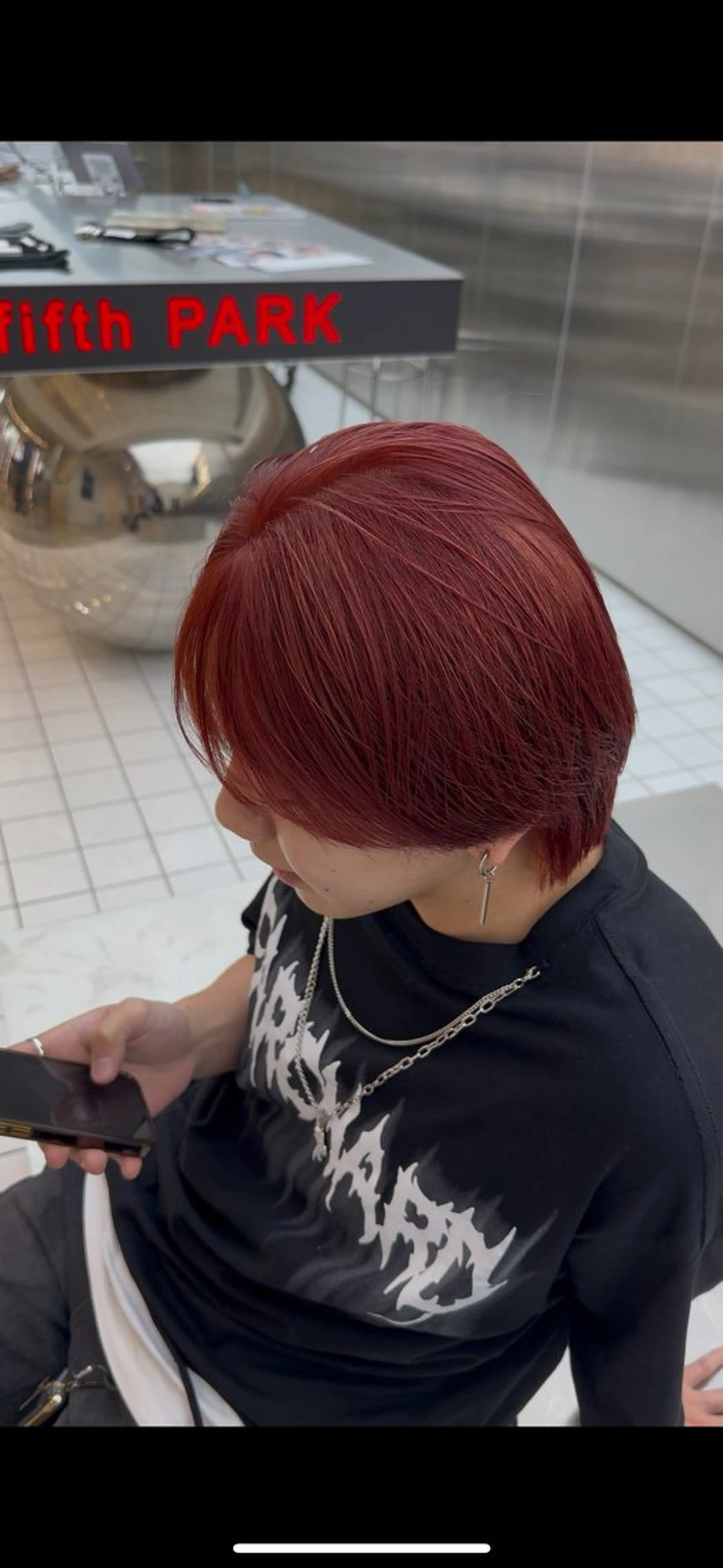 カラー ヘアカラー 小尾 優然のヘアスタイル