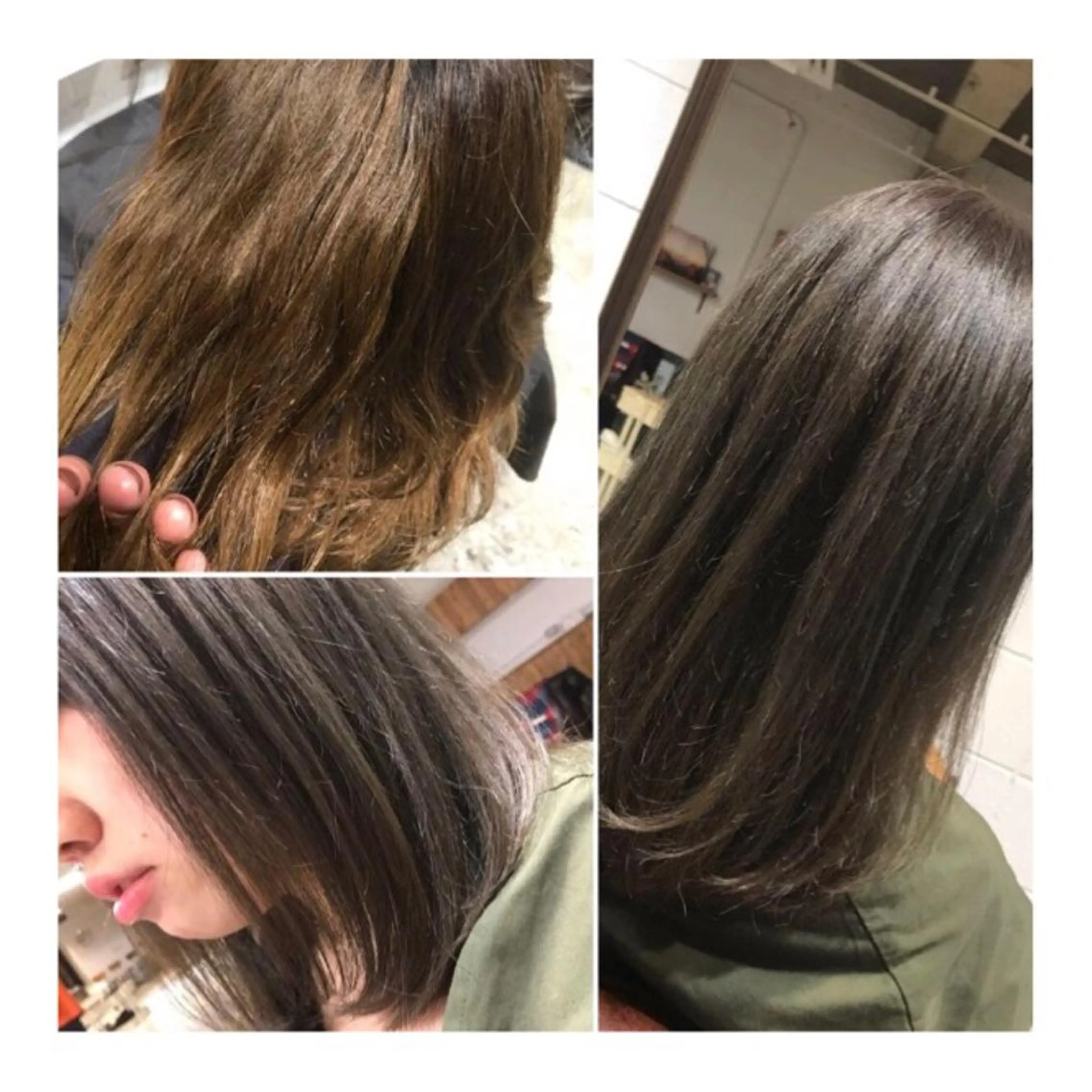 ミディアム カラー グレージュ トリートメント 竹嶌 健吾のヘアスタイル