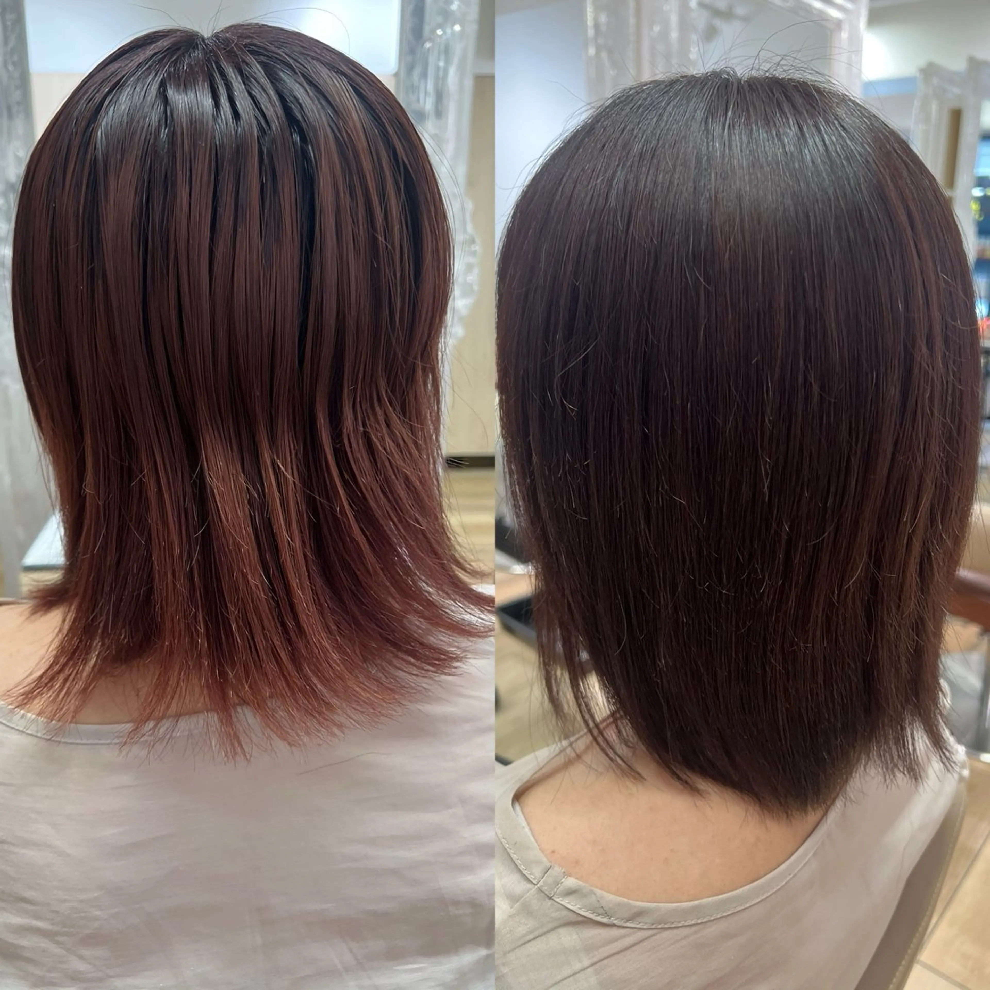 ミディアム カラー ヘアカラー 高橋 香奈のヘアスタイル