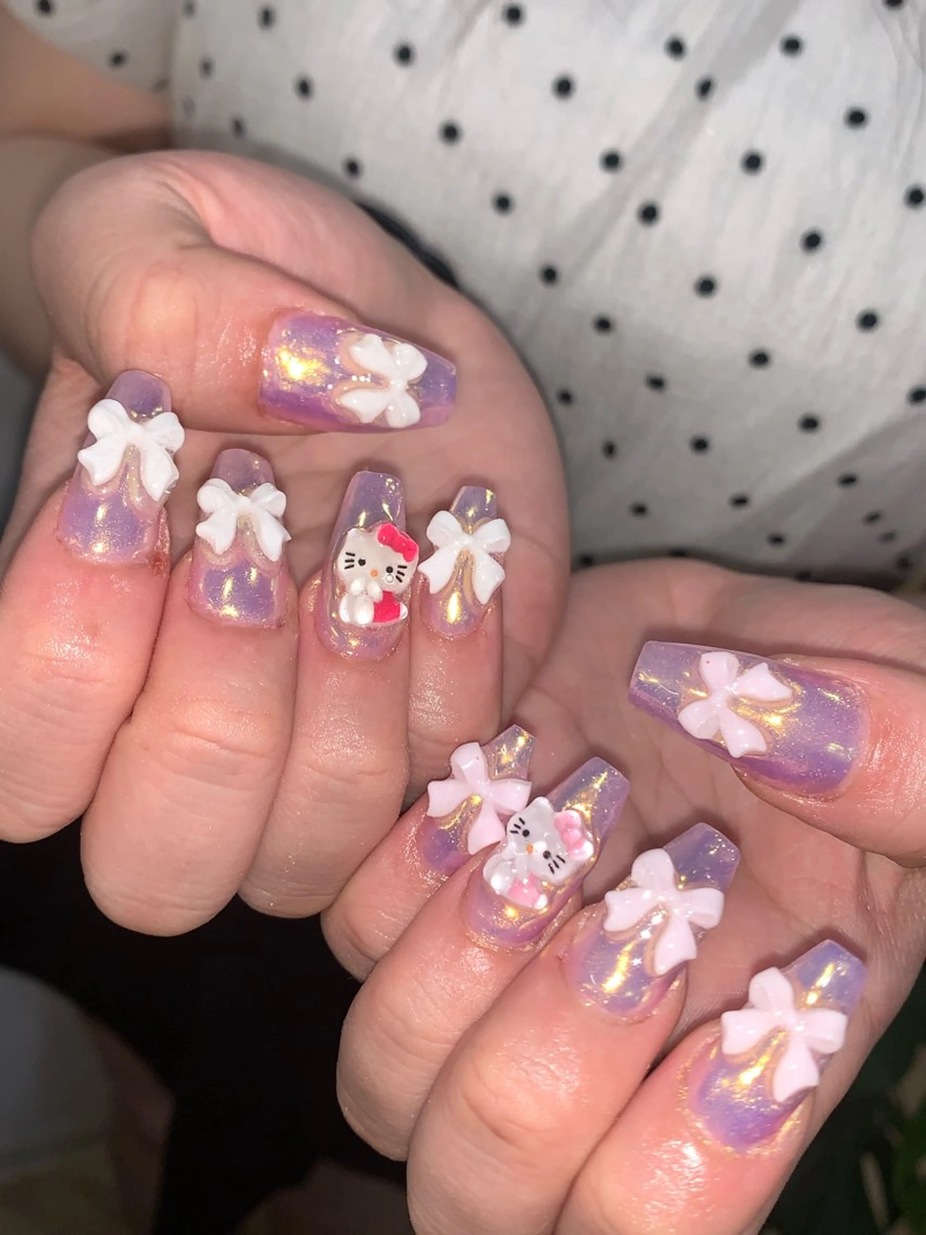 ネイル ハンドネイル NES NAIL所属・さゆり￤推しキャラ ￤ロングネイル🩷のネイルデザイン