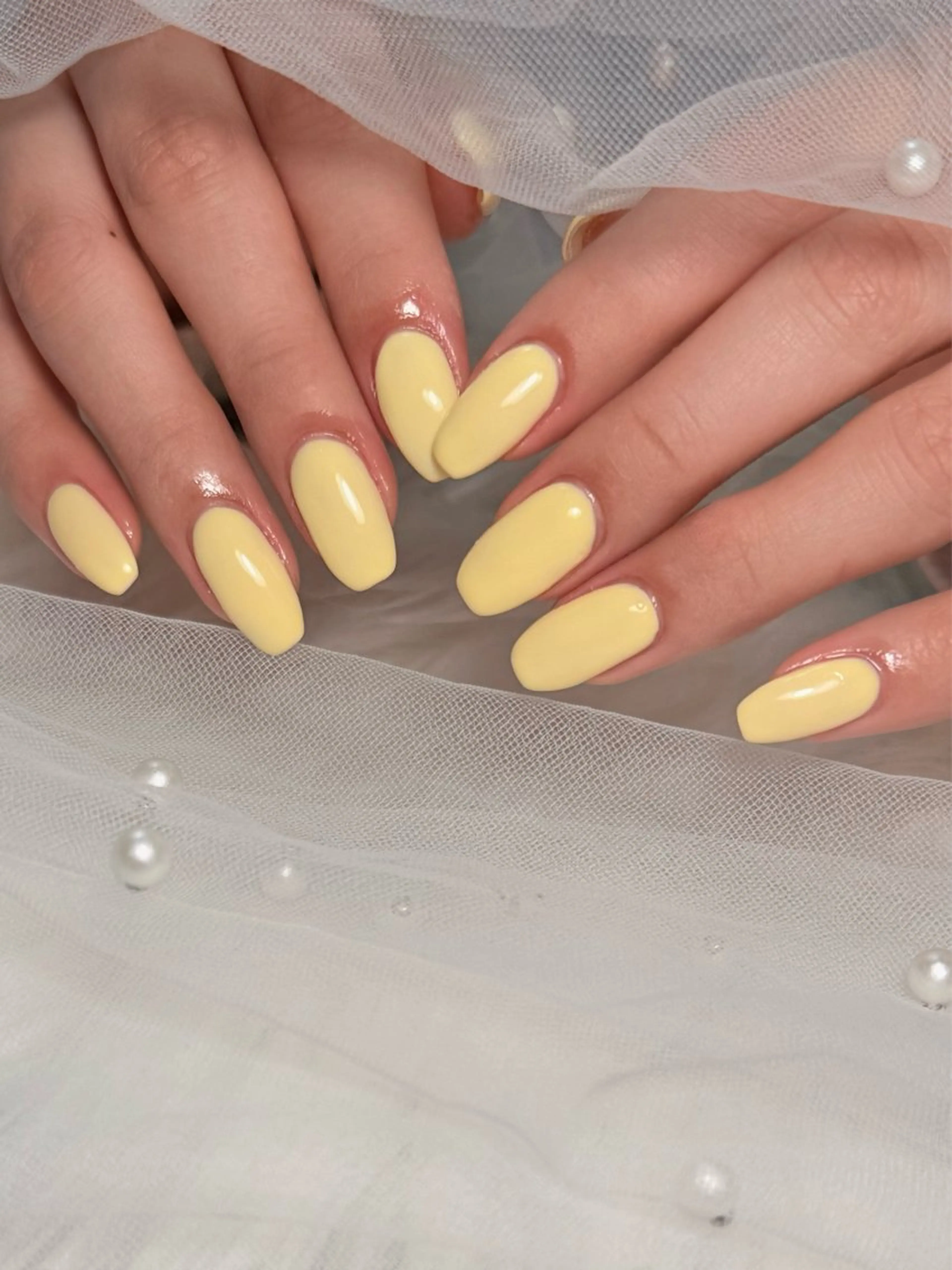 【時短・シンプル】ワンカラーネイル(2色まで)|オフあり(別料金)の写真