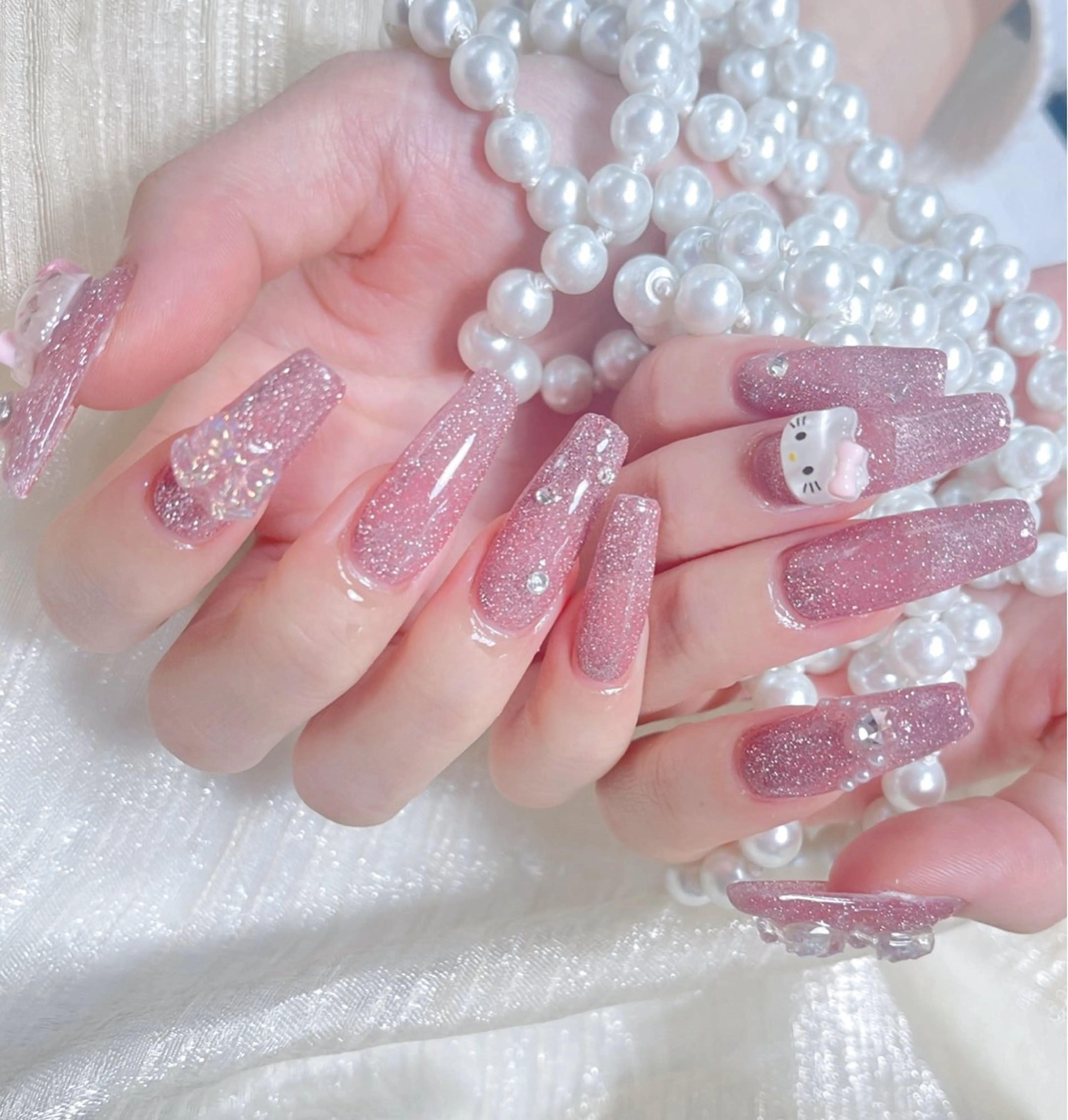 ネイル ハンドネイル 🎀ネイルサロン エクラYUI🎀のネイルデザイン