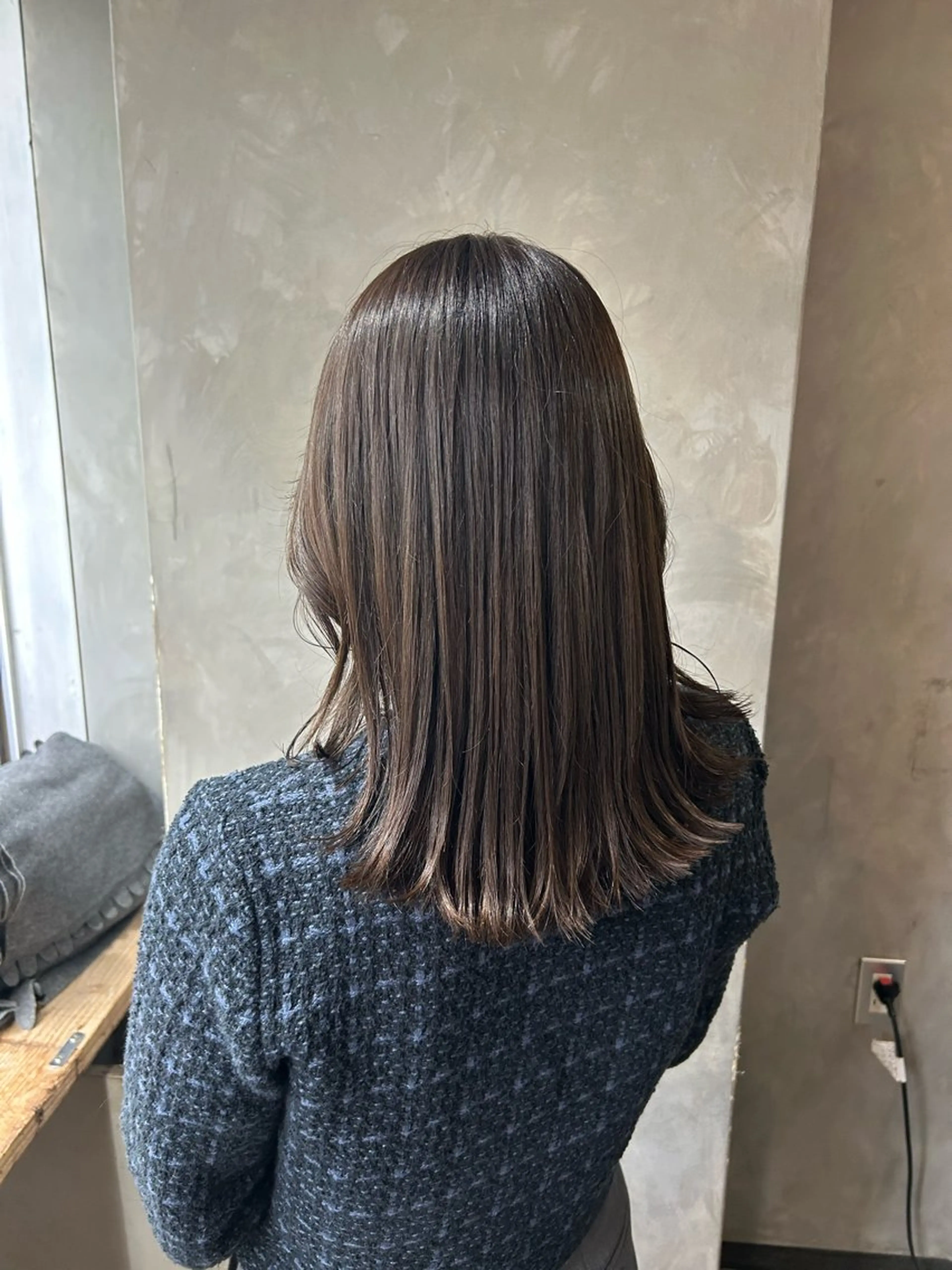 ミディアム カット ヘアカラー 福村 彩夏のヘアスタイル