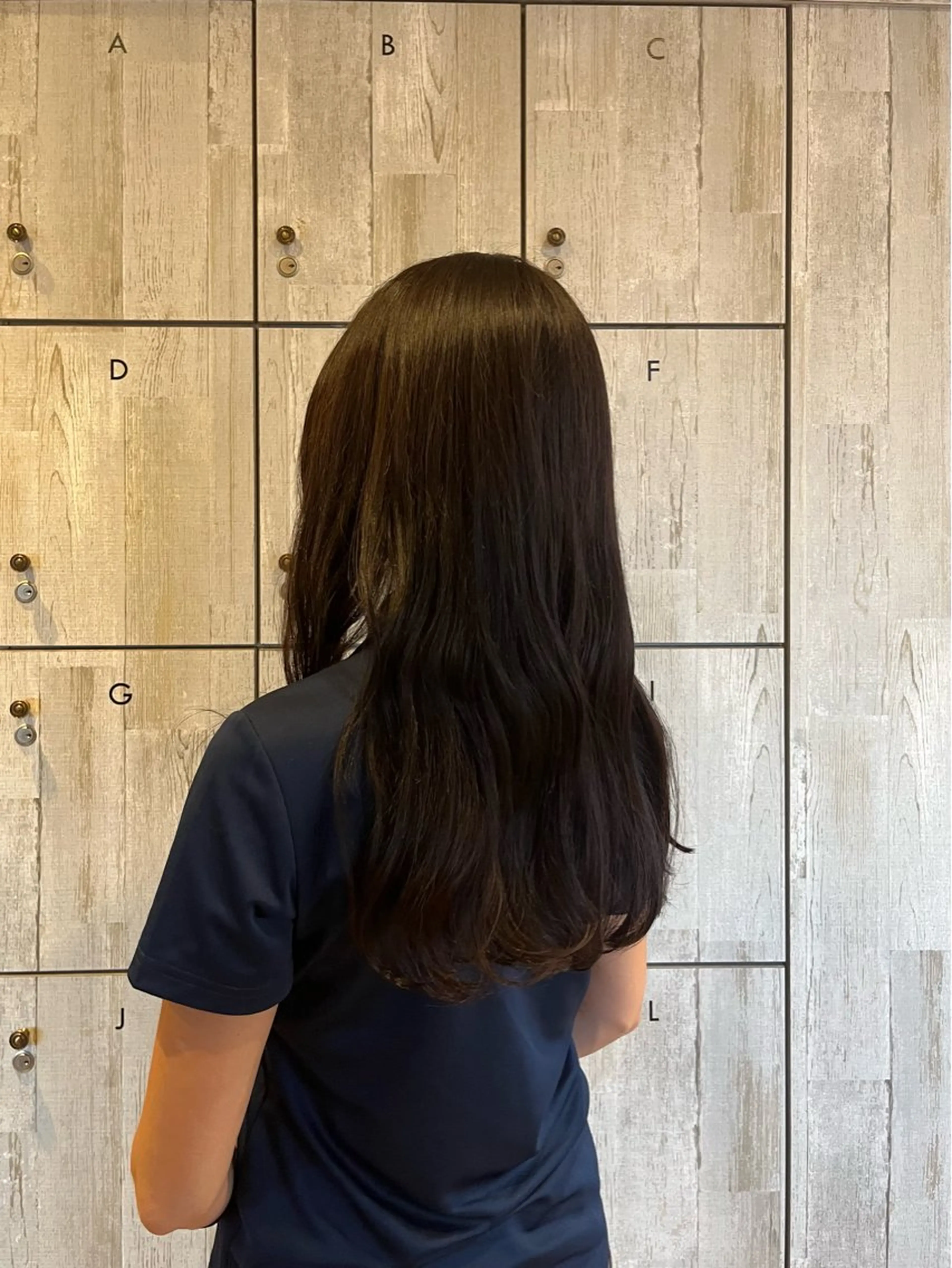 ロング カラー ブラウンカラー ダークブラウン 顔まわり/オフィス カラー/青栁優🔆のヘアスタイル