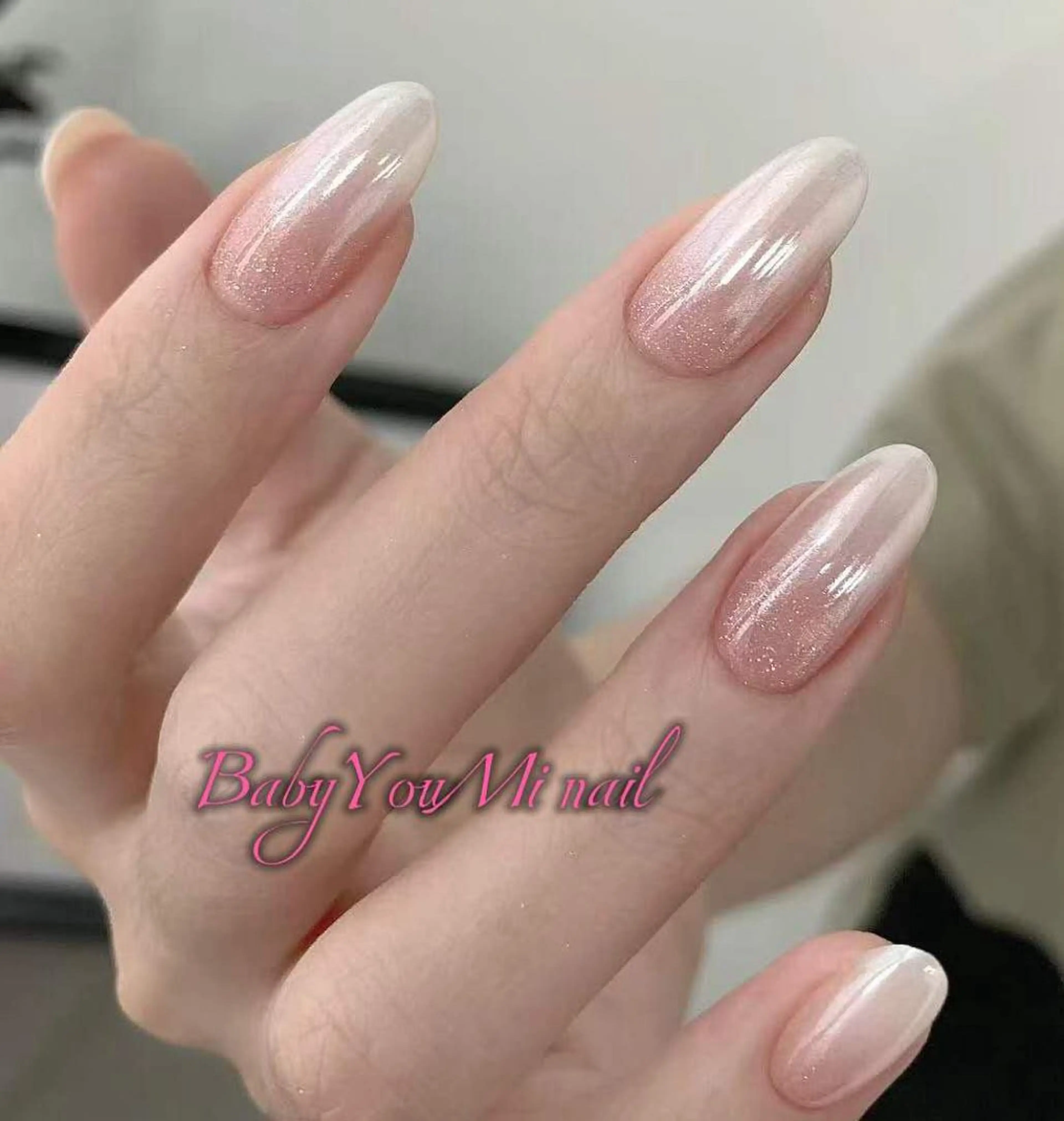 ネイル オーロラネイル フラワーネイル フットネイル フレンチネイル ジェルネイル ハンドネイル BabyYouMi nailのネイルデザイン