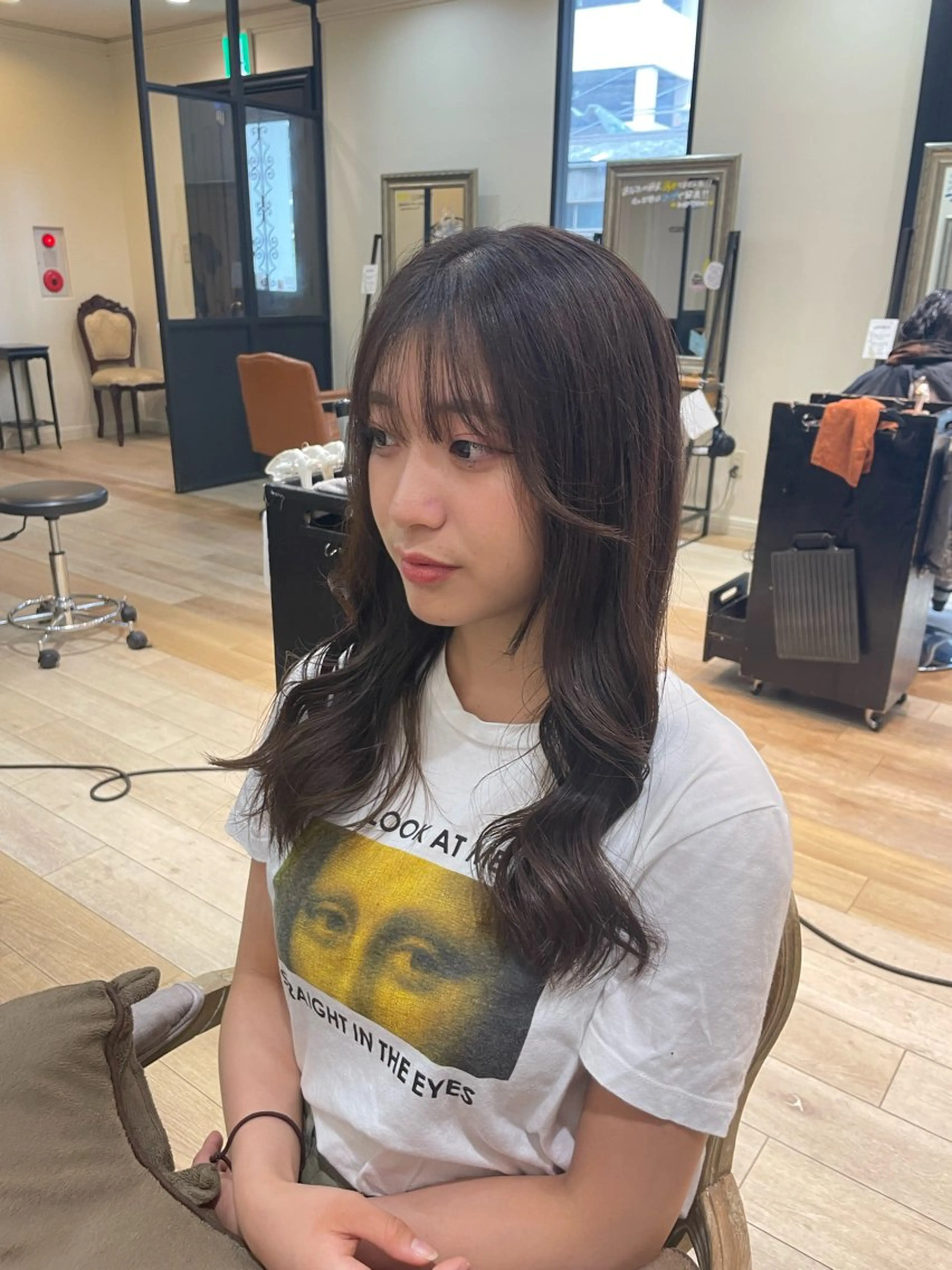 ミディアム カラー カット ヘアカラー SINCE【シンス】所属・Hika.ハイトーン 髪質改善🩵ᩚ🫧のヘアスタイル