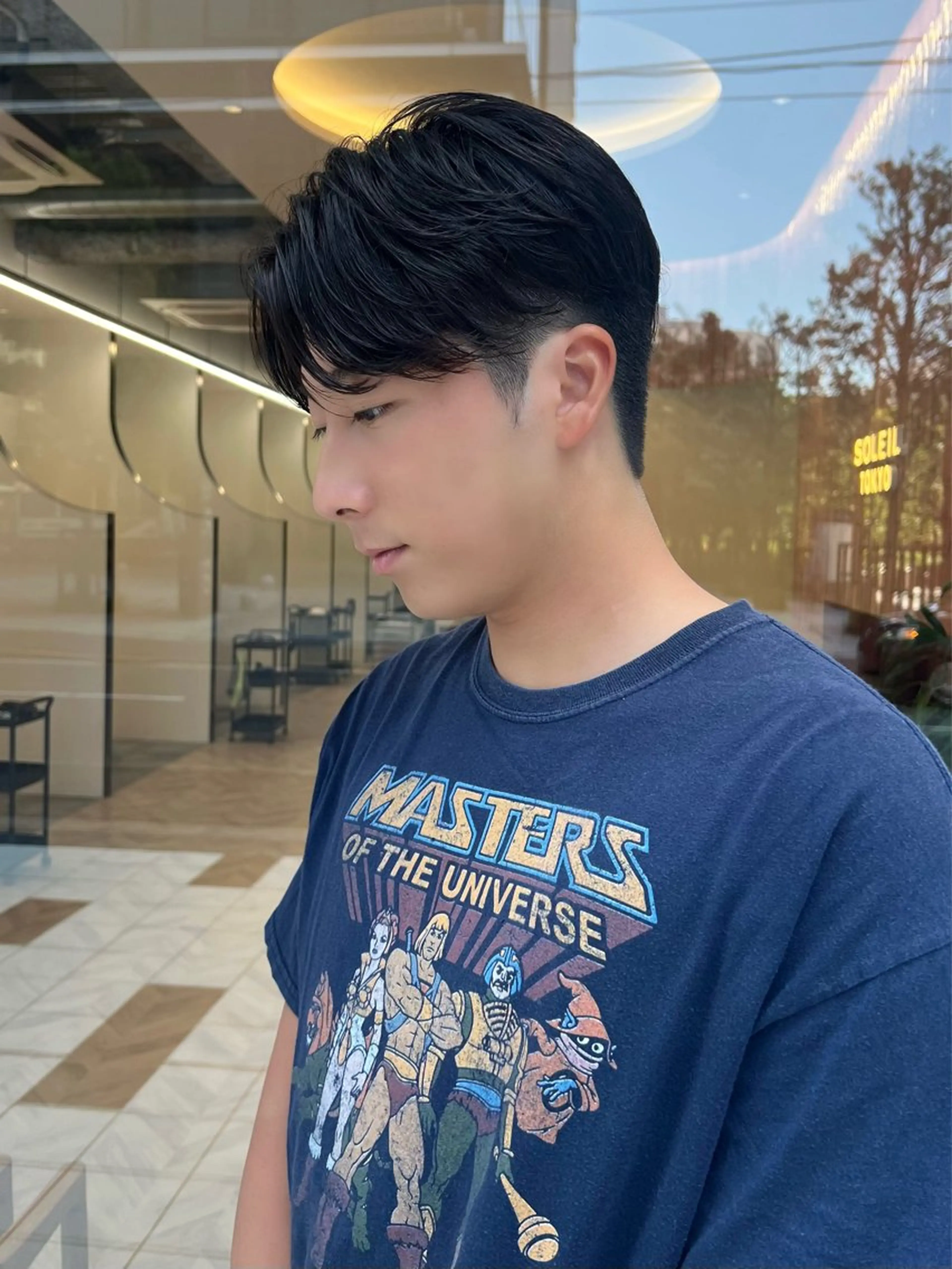 ミディアム 毛流れフェザー スタイル🔹竹内凌のヘアスタイル