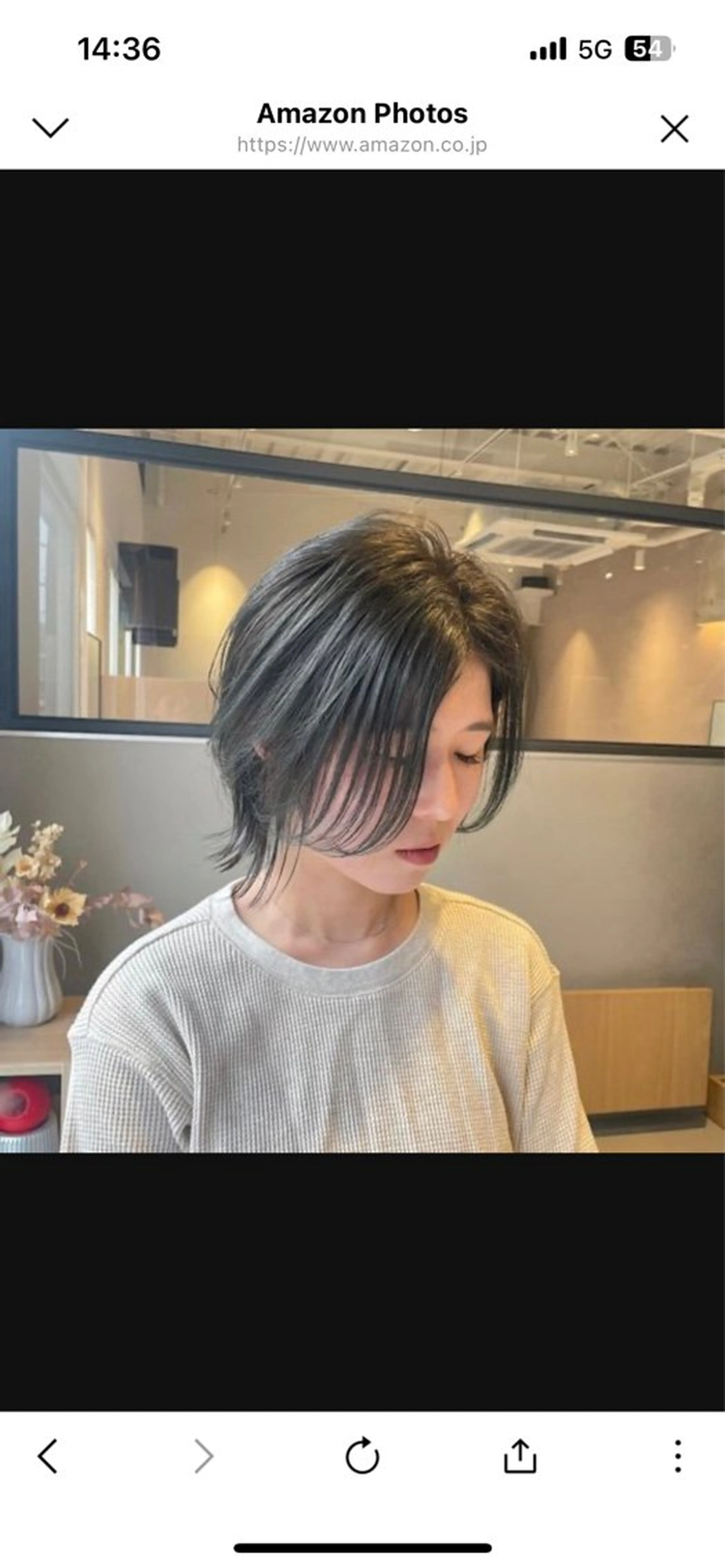 ミディアム カラー アッシュ カット ヘアカラー トリートメント ✨艶髪職人艶カラー✨ 中本輝人のヘアスタイル