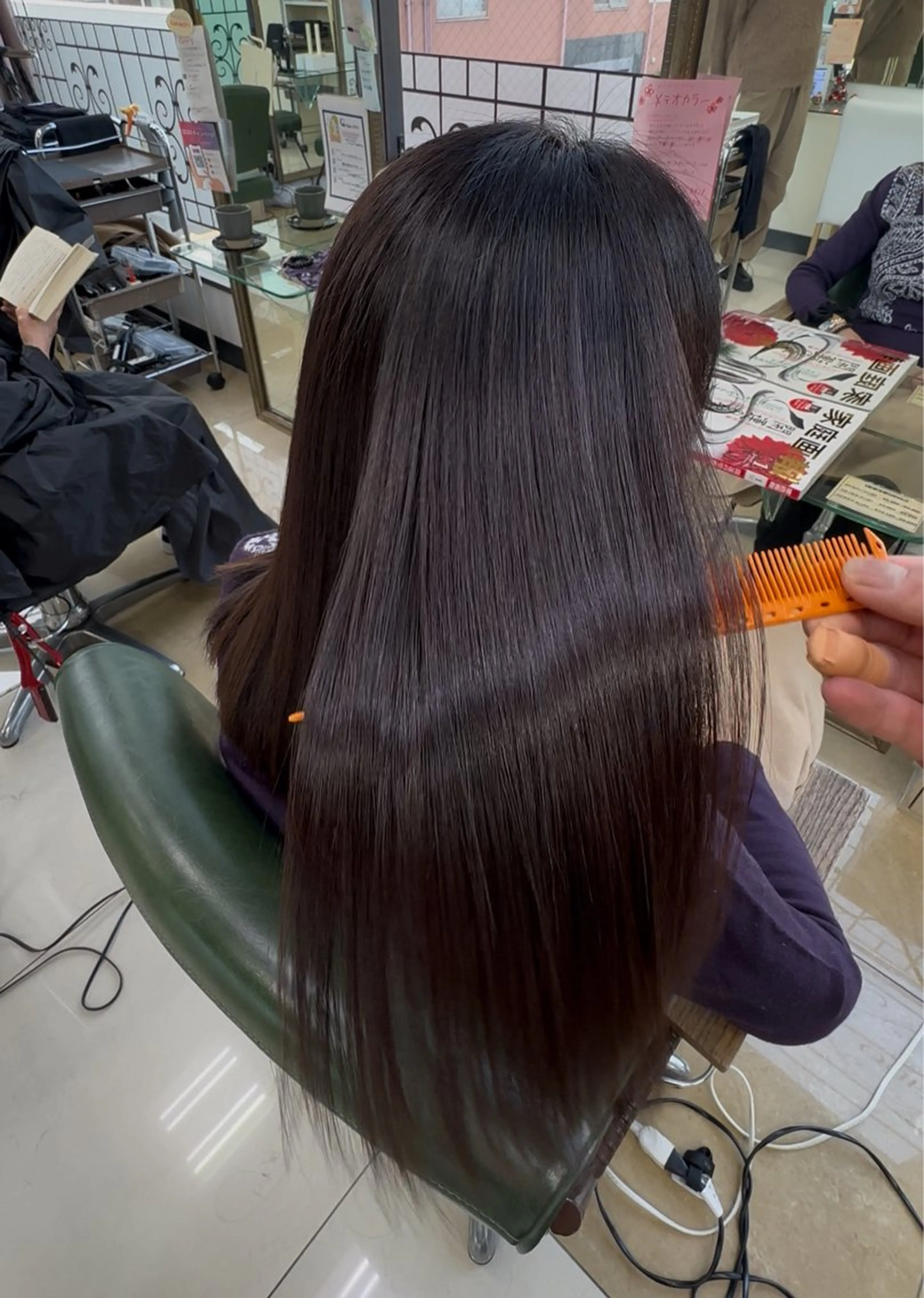 ロング 縮毛矯正 髪質改善特化✨ ingrove 成田のヘアスタイル