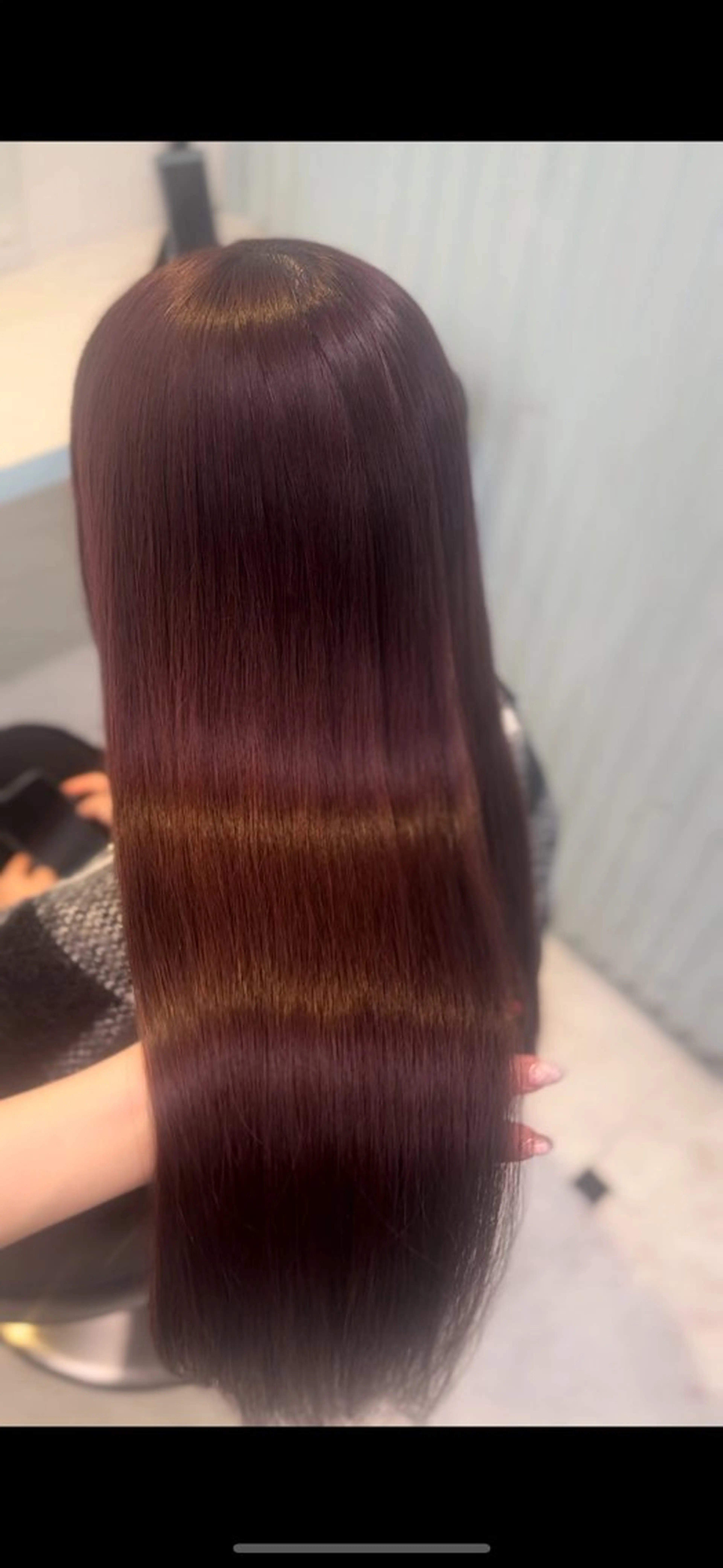 ロング カラー ヘアカラー ♥️暖色カラ ー♥️由夏のヘアスタイル