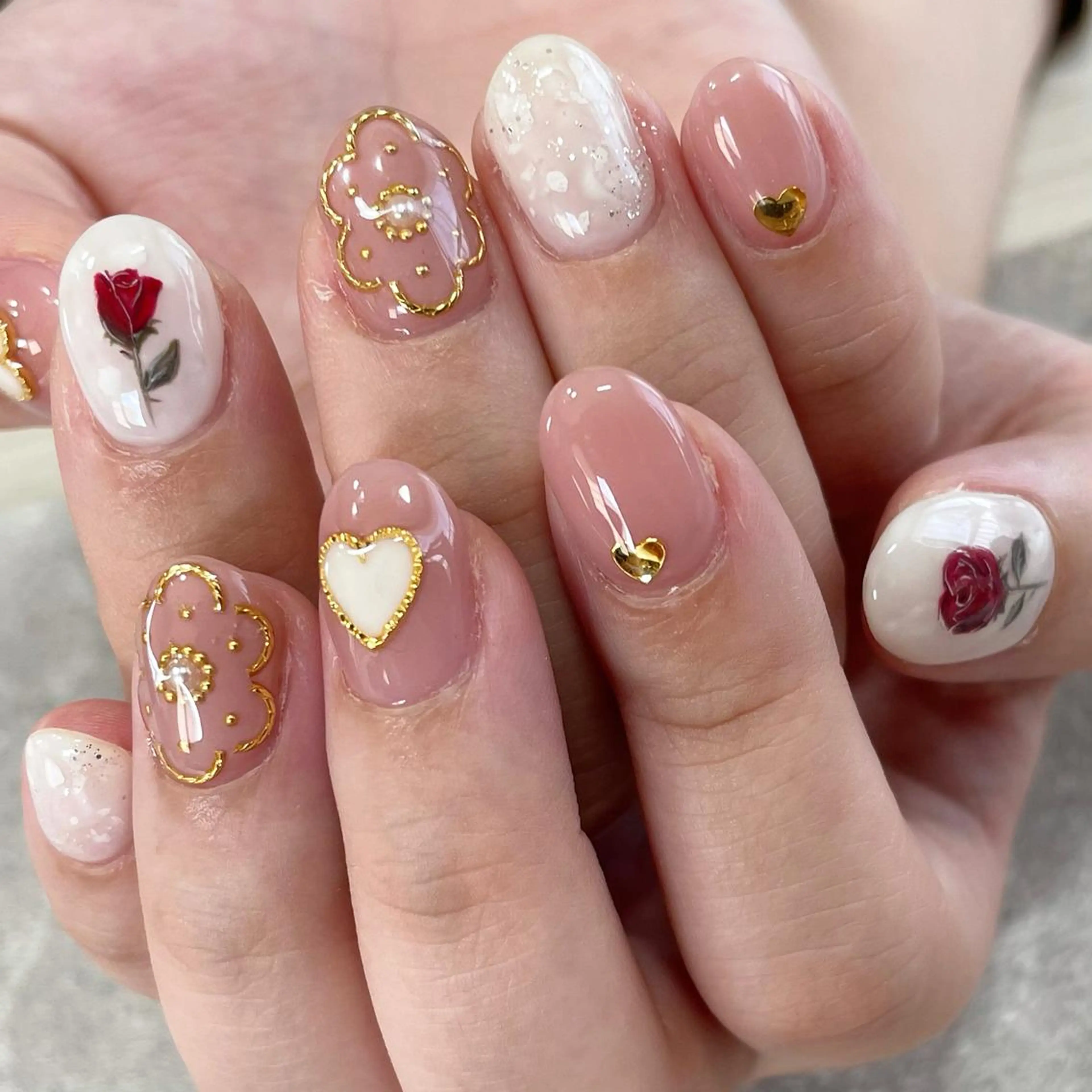 ネイル ジェルネイル 東 千夏のネイルデザイン