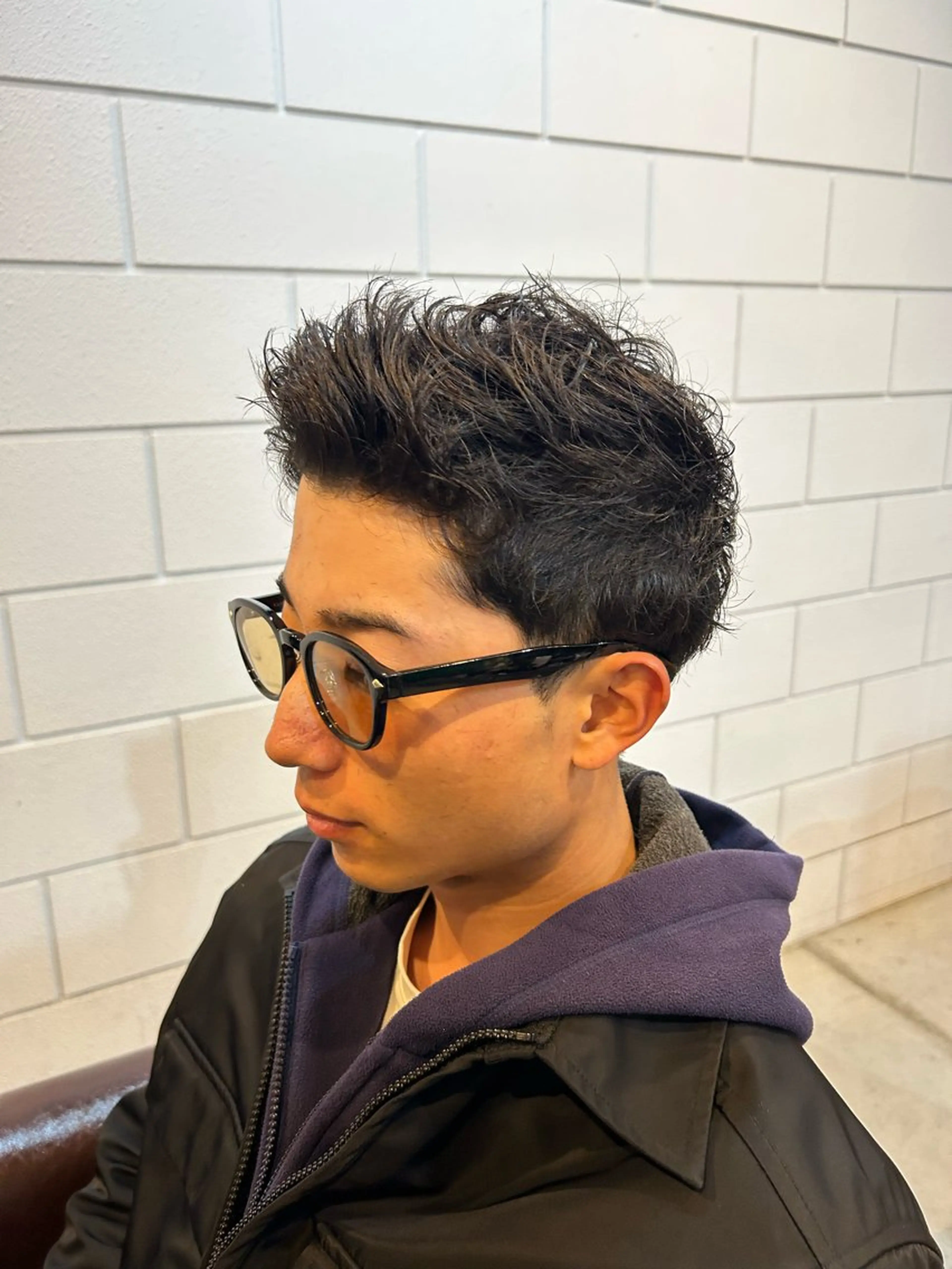 ショート メンズ 相澤 拳のヘアスタイル