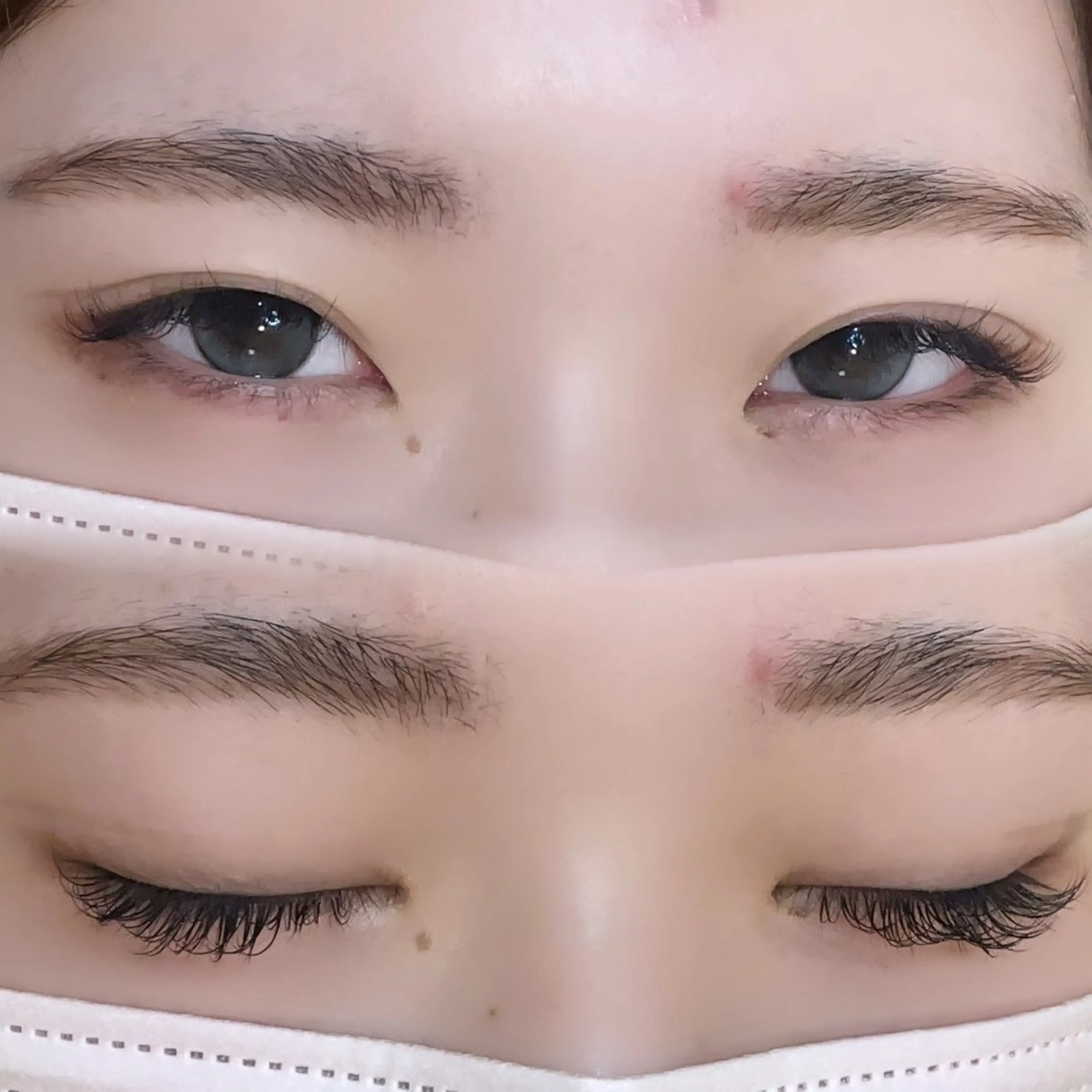 マツエク・マツパ Dカール フラットラッシュ chiyori天王寺 🎀韓国風束感まつげのマツエク・マツパデザイン