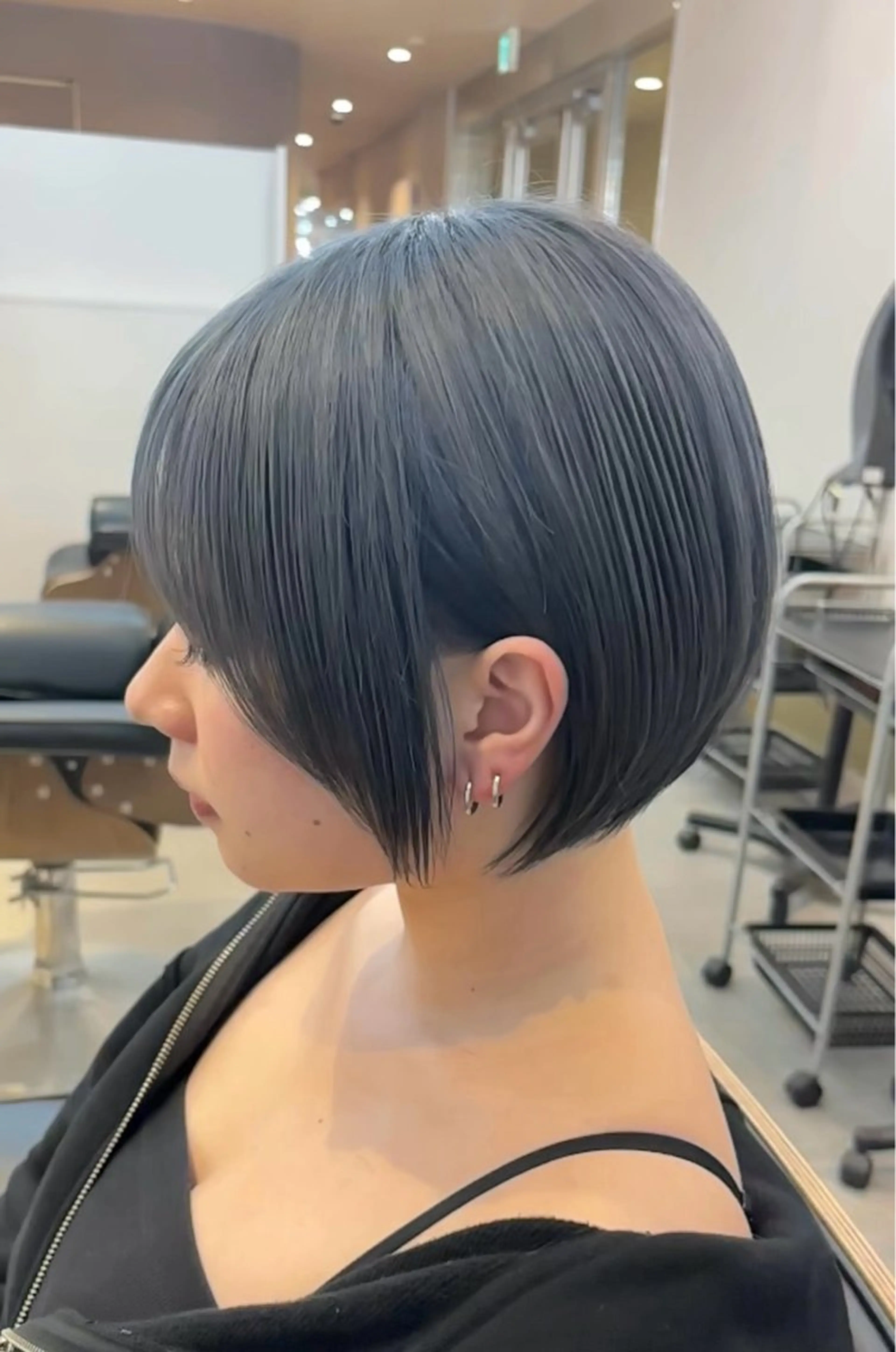 ショート ショートボブ ハンサムショート 丸みショート ボブ くびれヘア HARUKI  MINATO Japan広島紙屋町店所属・hmj紙屋町店 脊戸智志のヘアスタイル