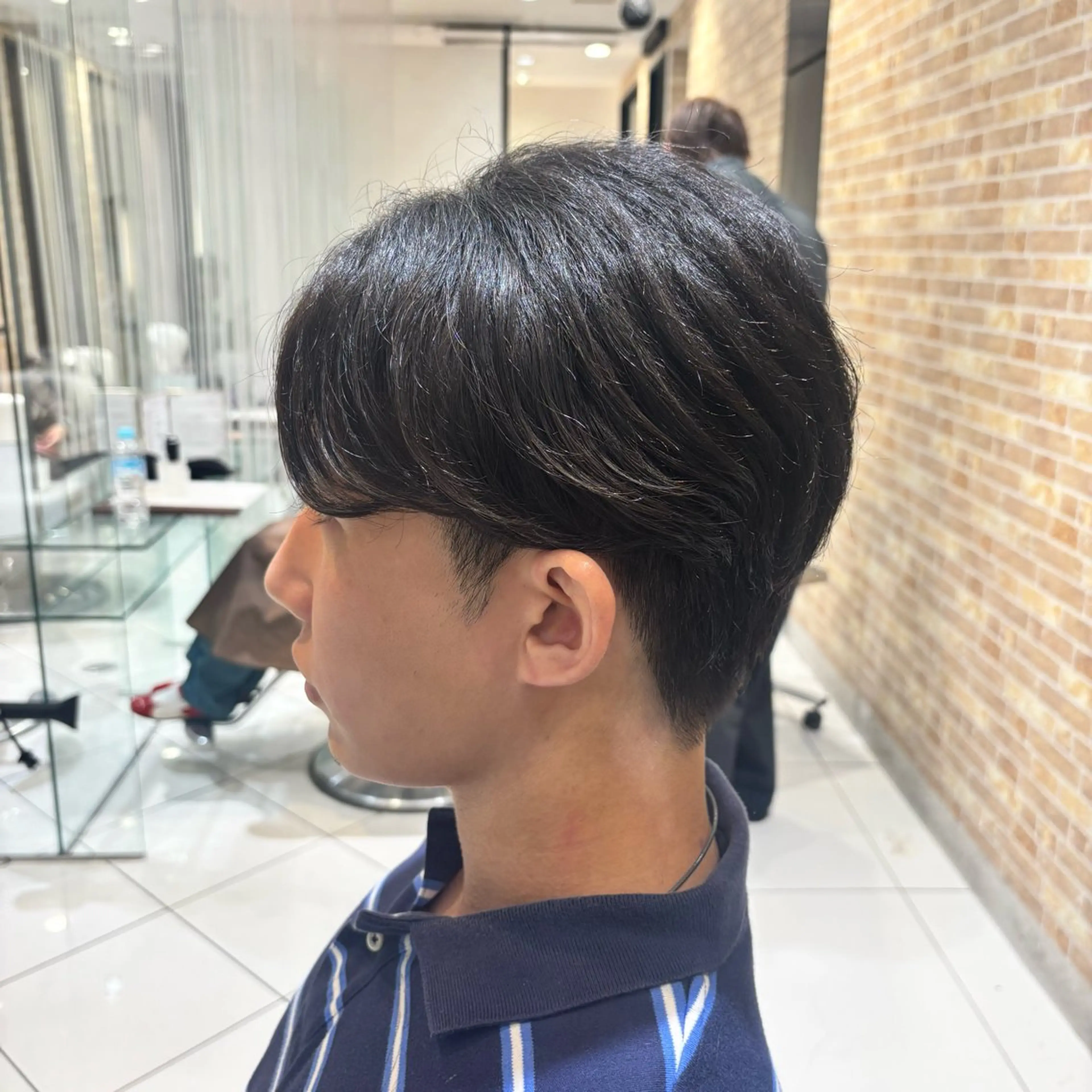 メンズ メンズパーマ 中水 怜奈のヘアスタイル