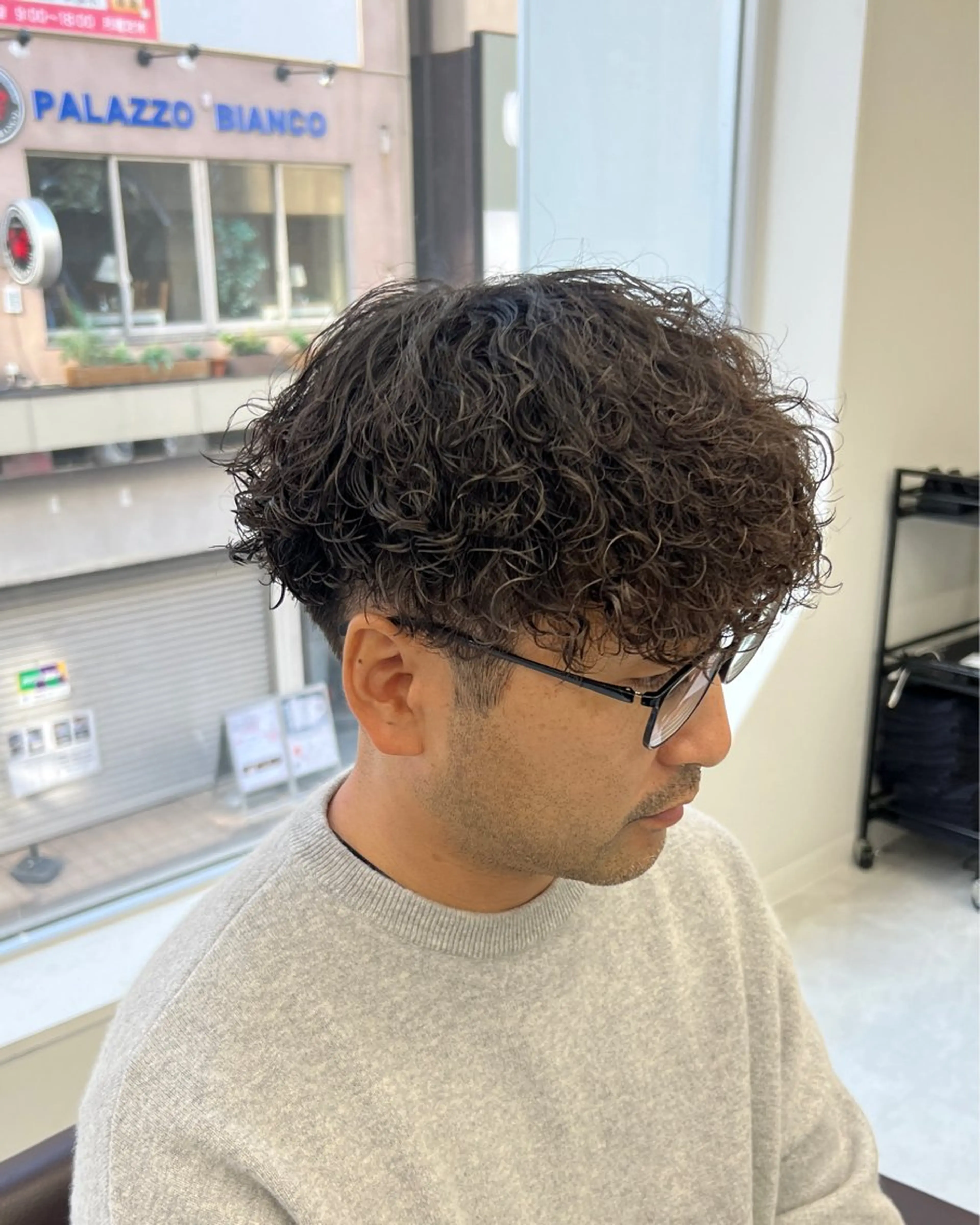 パーマ メンズ カット パーマ トリートメント ヘアセット シャドウパーマ/ メンズ/KENTAのヘアスタイル