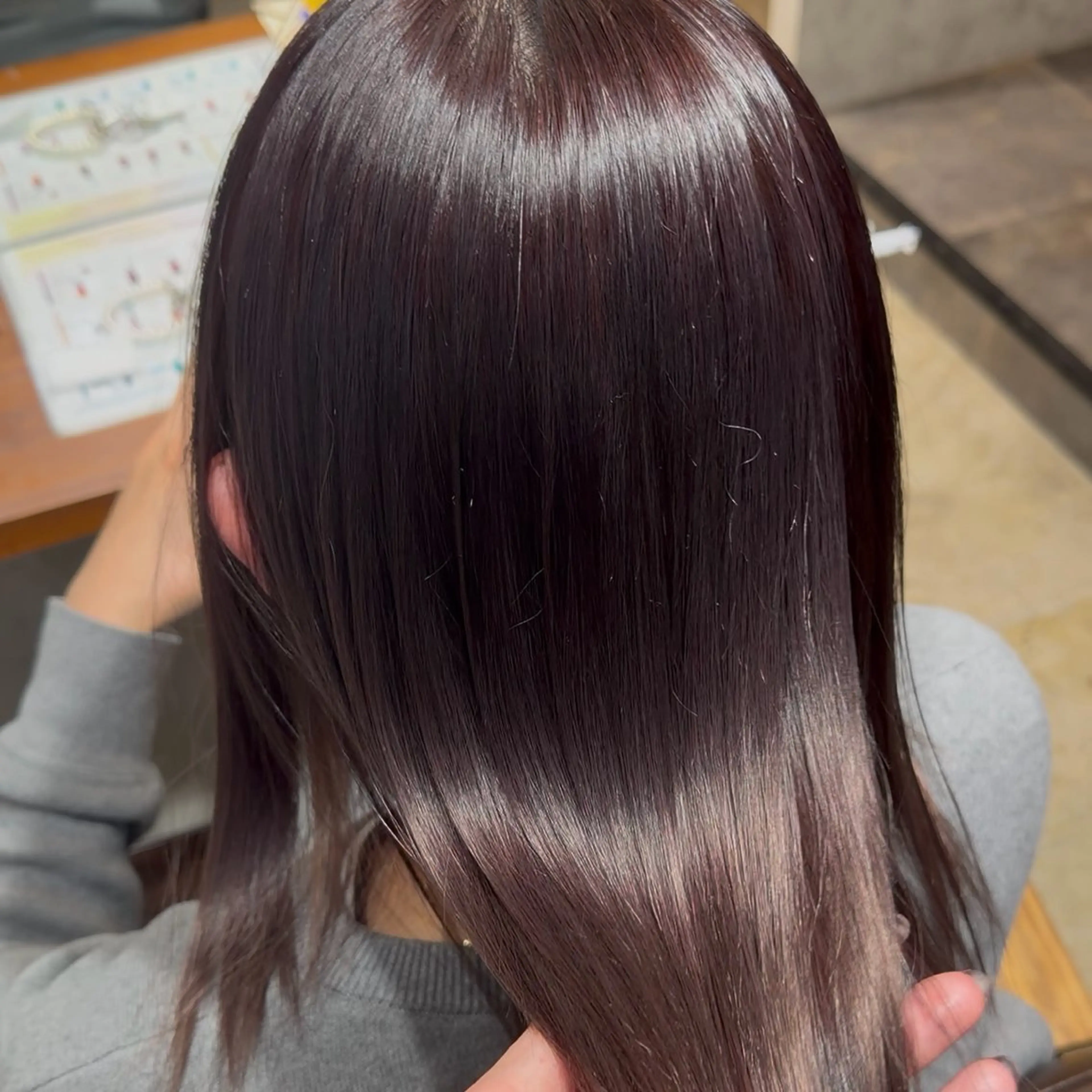 ミディアム ヘアカラー The C橋本所属・️🫧透明感🫧🎀 カラー/HINANOのヘアスタイル