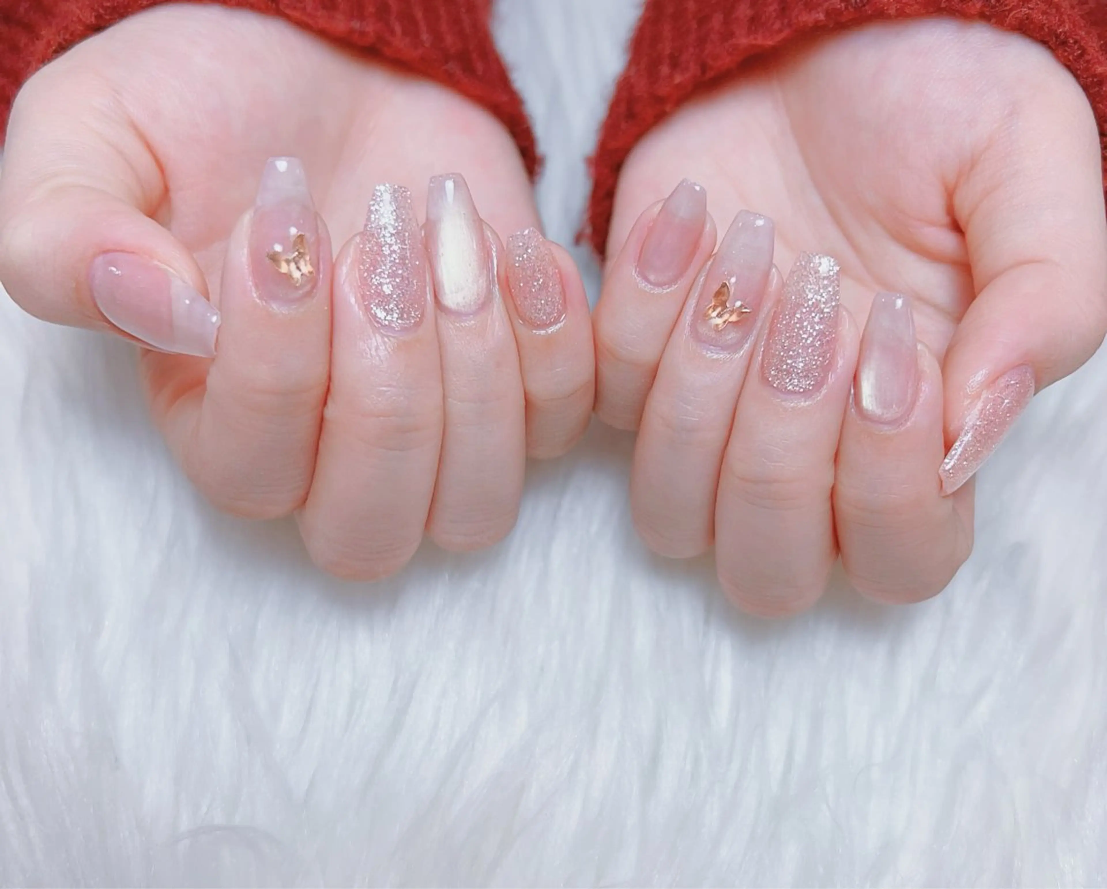 ネイル アートネイル チークネイル 長さ出し フットネイル フレンチネイル ハンドネイル RiRi ネイル/マツエクのネイルデザイン