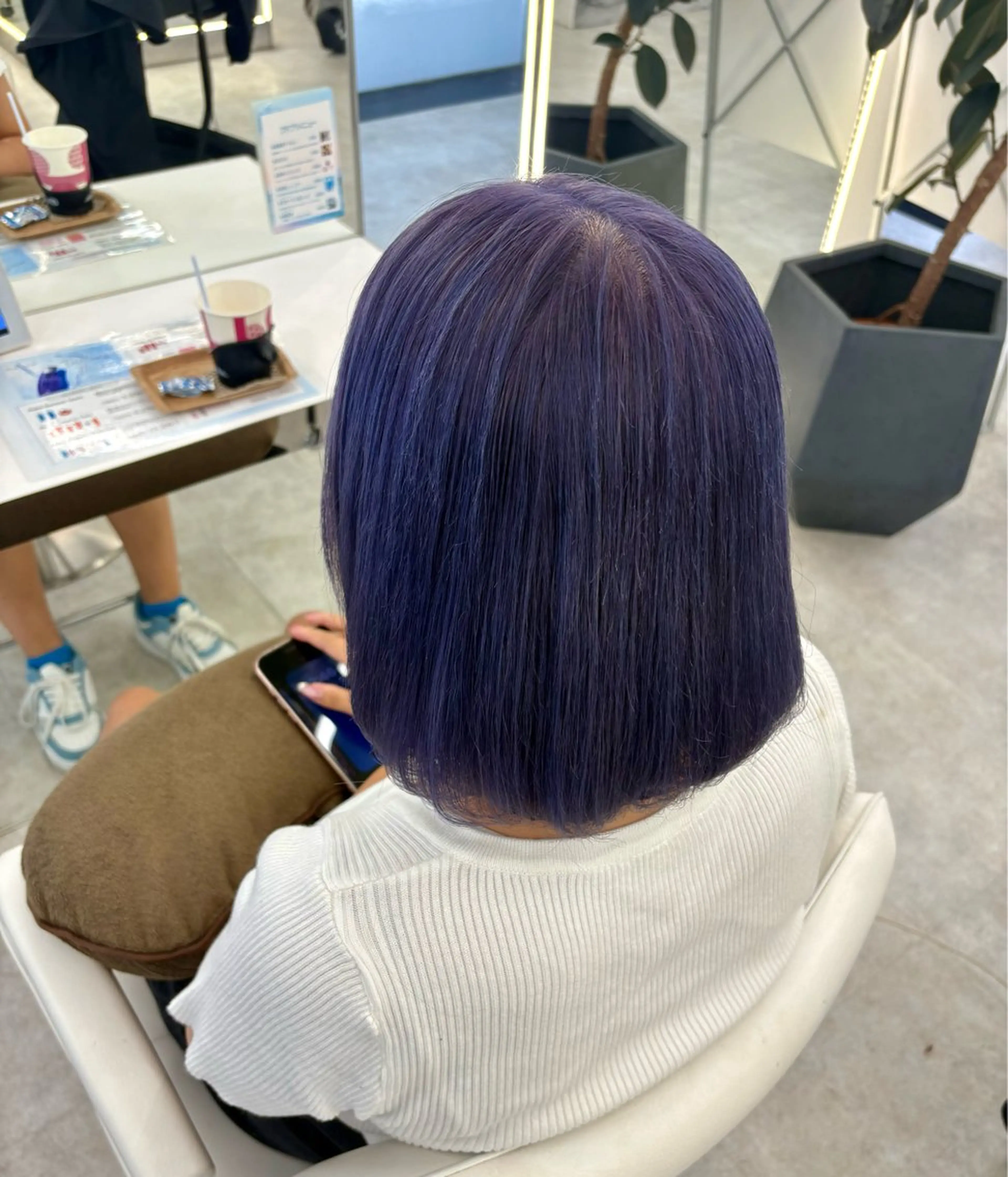 ショート ヘアカラー トリートメント ハイトーン/エクステ /りこぴん🎀のヘアスタイル