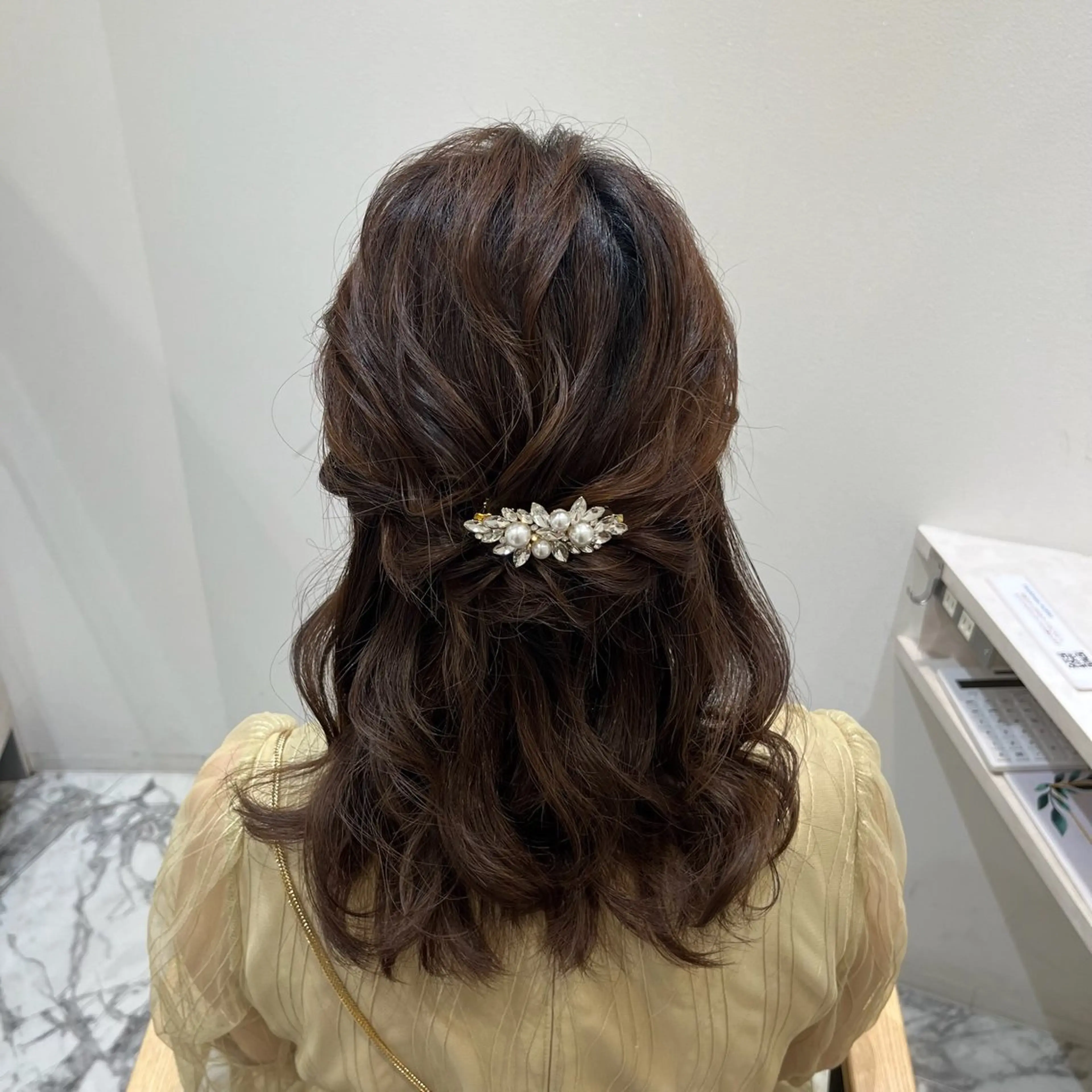 ヘアアレンジ ハーフアップ ヘアセット nailsalon/ nagominowaのヘアスタイル