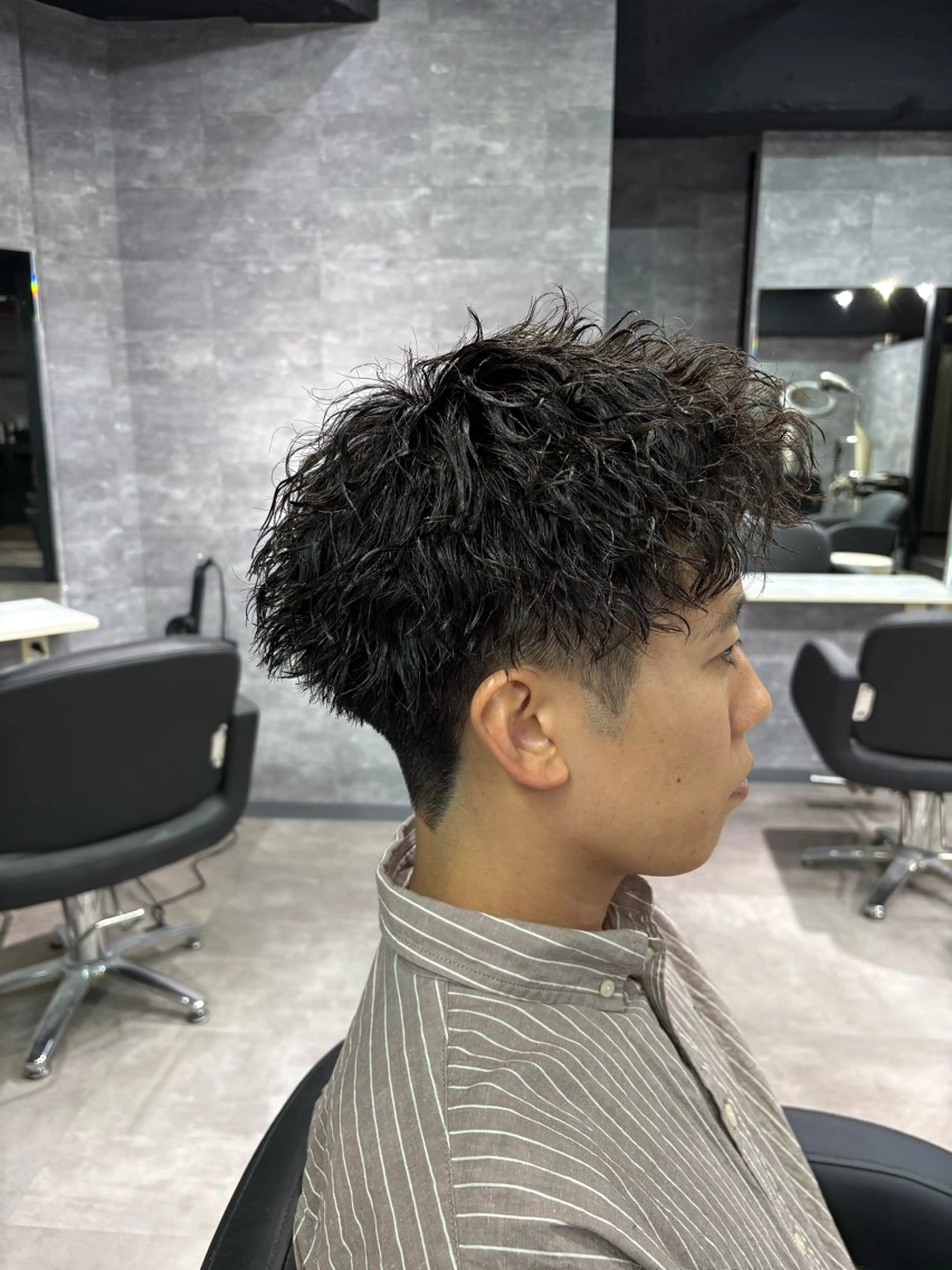 ショート パーマ メンズ men's salonAno所属・メンズサロンAno. YUKIのヘアスタイル