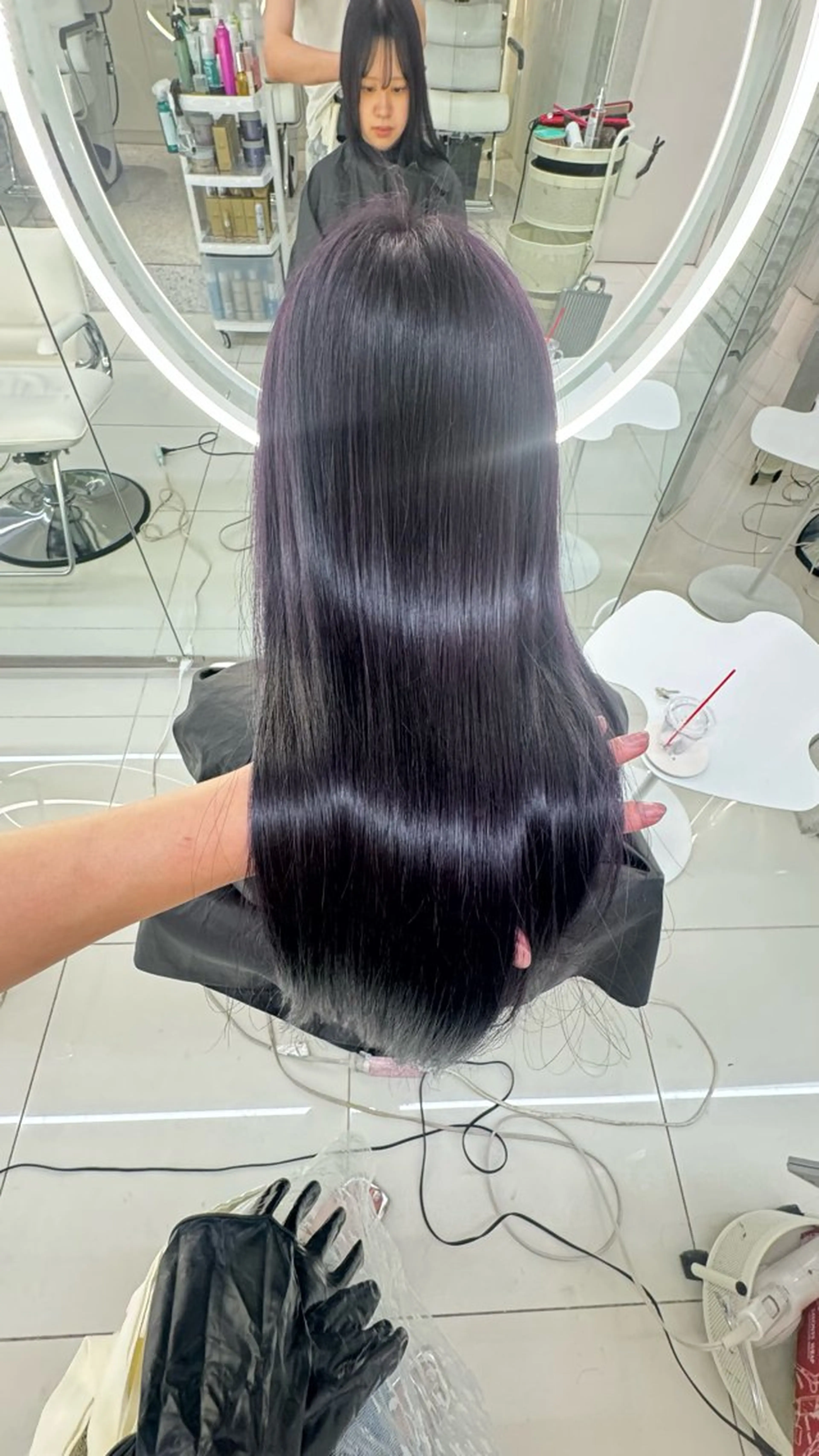 カラー ヘアカラー トリートメント ANN GAGAのヘアスタイル