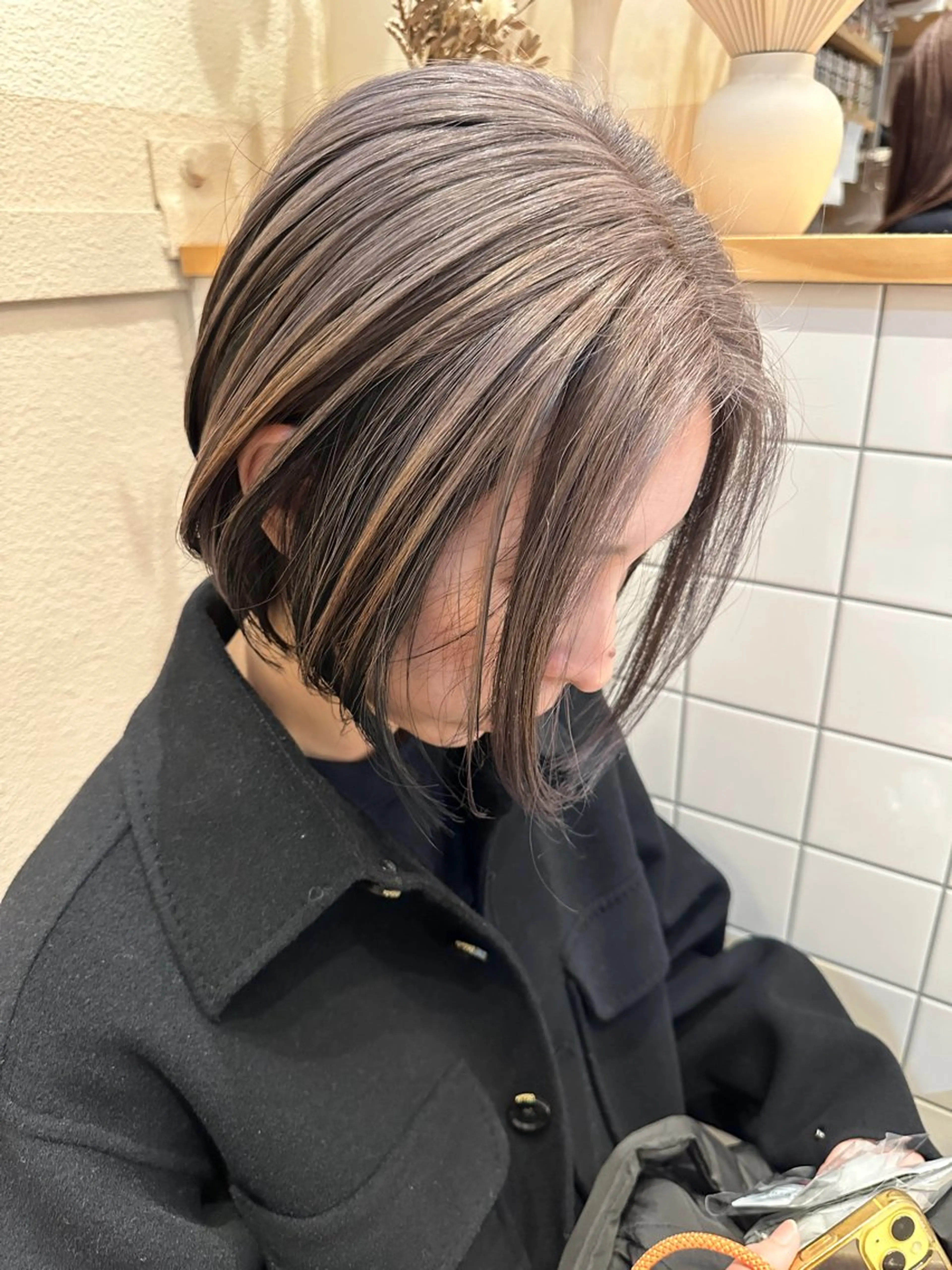 ショート カット ヘアカラー トリートメント 小島 健太郎のヘアスタイル