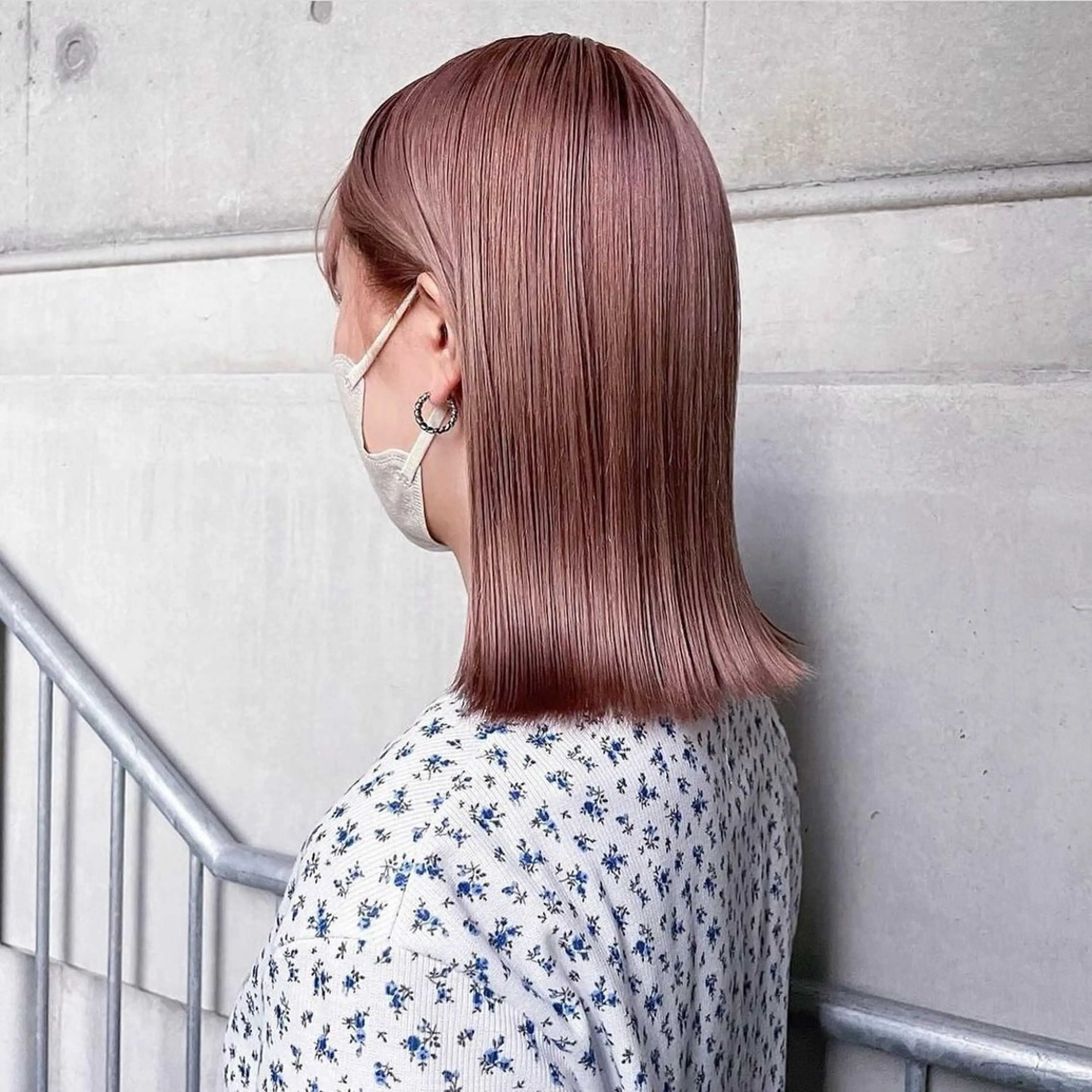 ミディアム ♥️透明感×抜け感 ベージュ/佑珠♥️のヘアスタイル