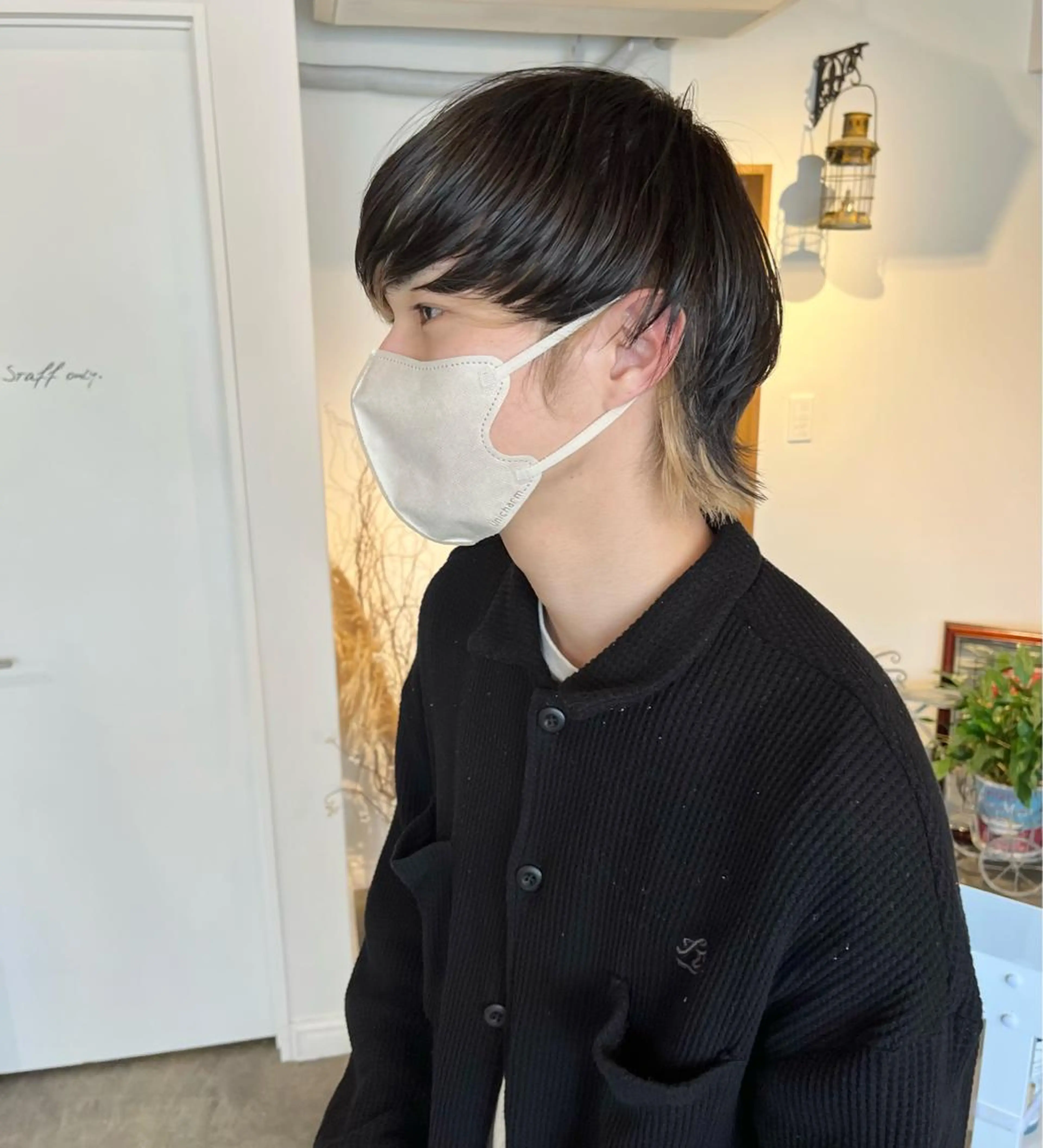 ショート パーマ メンズ メンズウルフカット ウルフカット NOEL所属・フェイシャルエステ Utaiのエステ・リラクイメージ