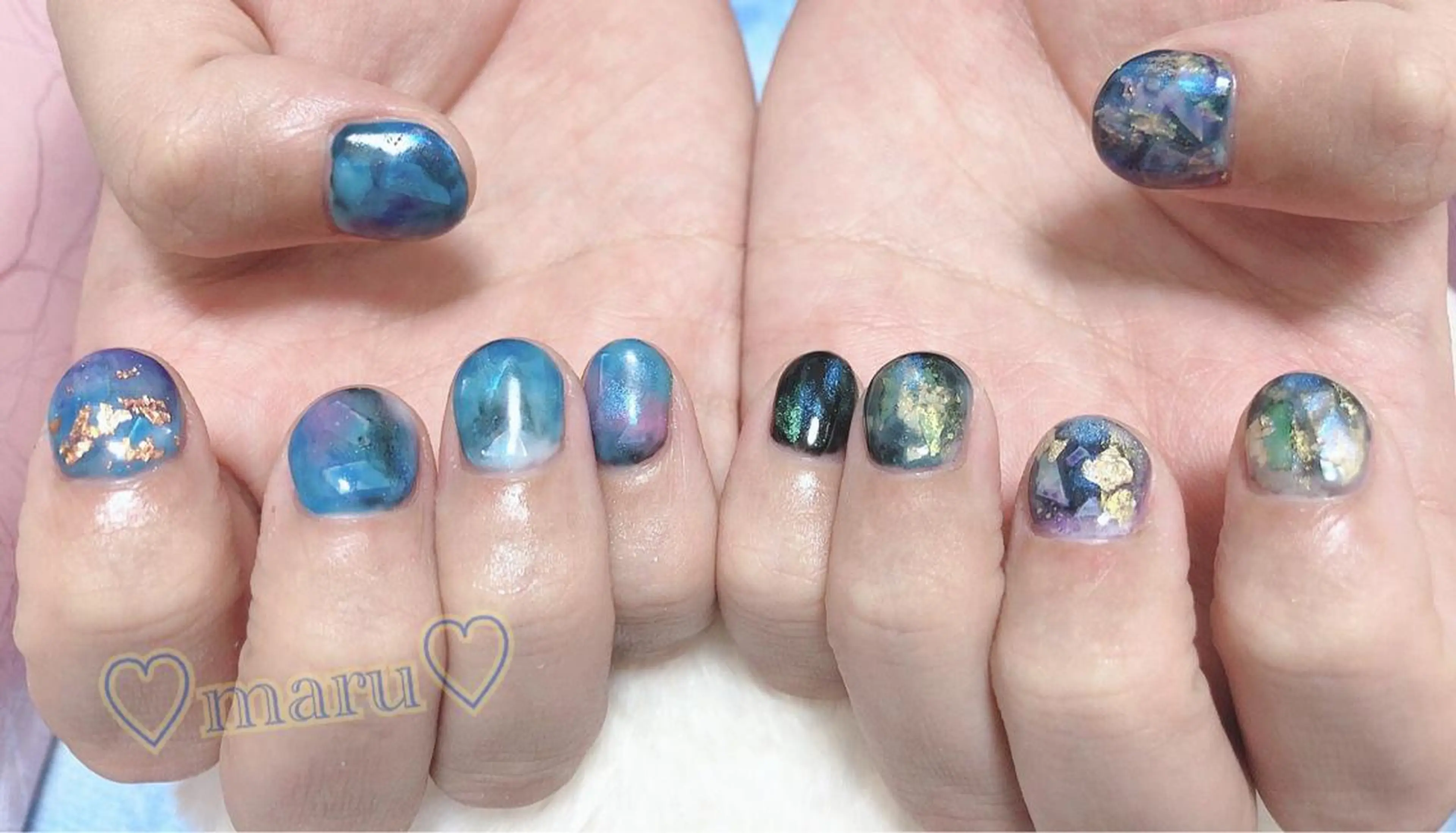 ネイル ハンドネイル フットネイル まるみ ♡のネイルデザイン