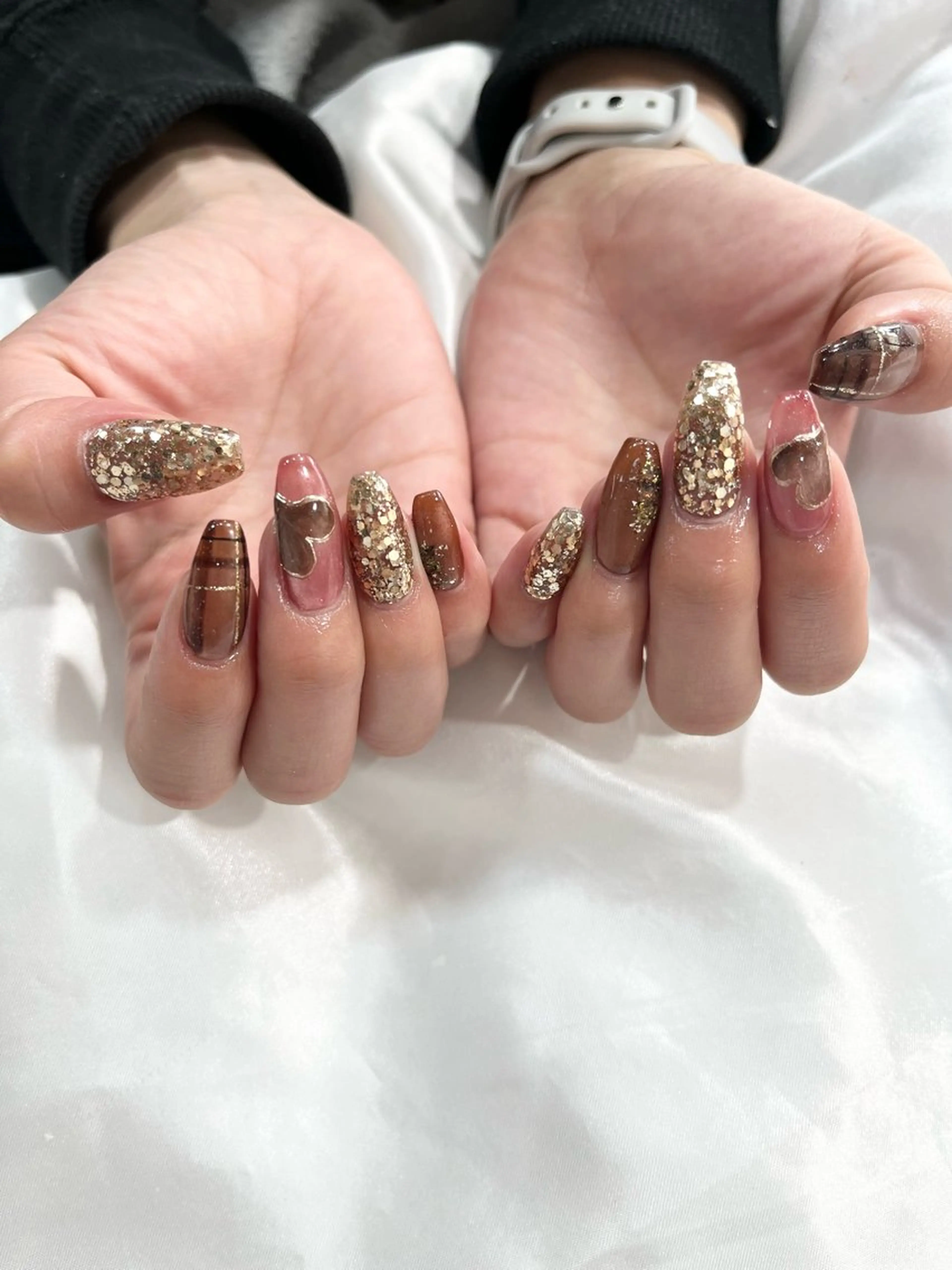 ネイル バレンタイン ハンドネイル フットネイル nailsister ただのネイルデザイン