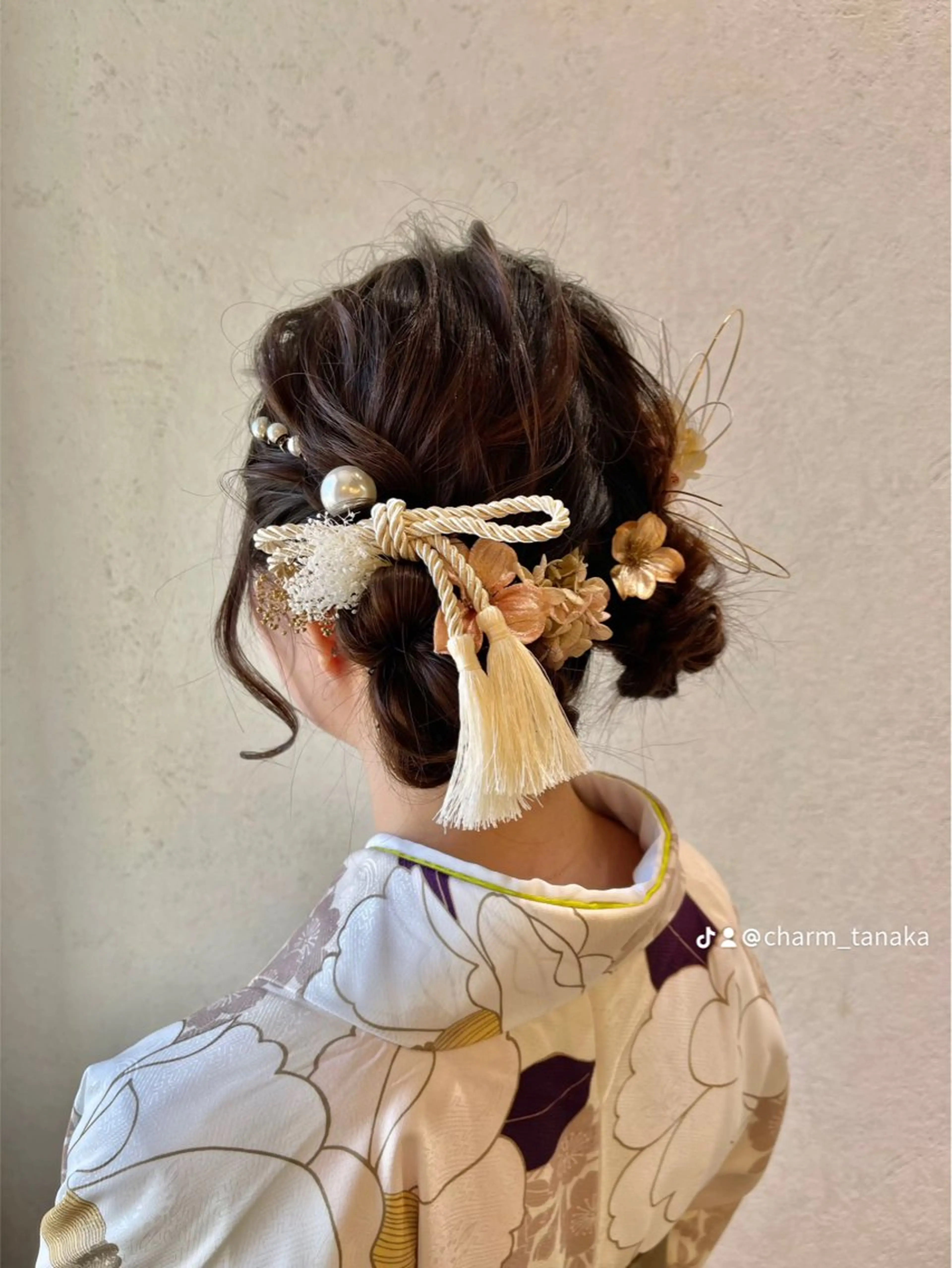 ヘアアレンジ ポニーテール 結婚式・ブライダル 卒業式のヘアスタイル ヘアセット charm《銀座》 ヘアセット/縮毛矯正のヘアスタイル