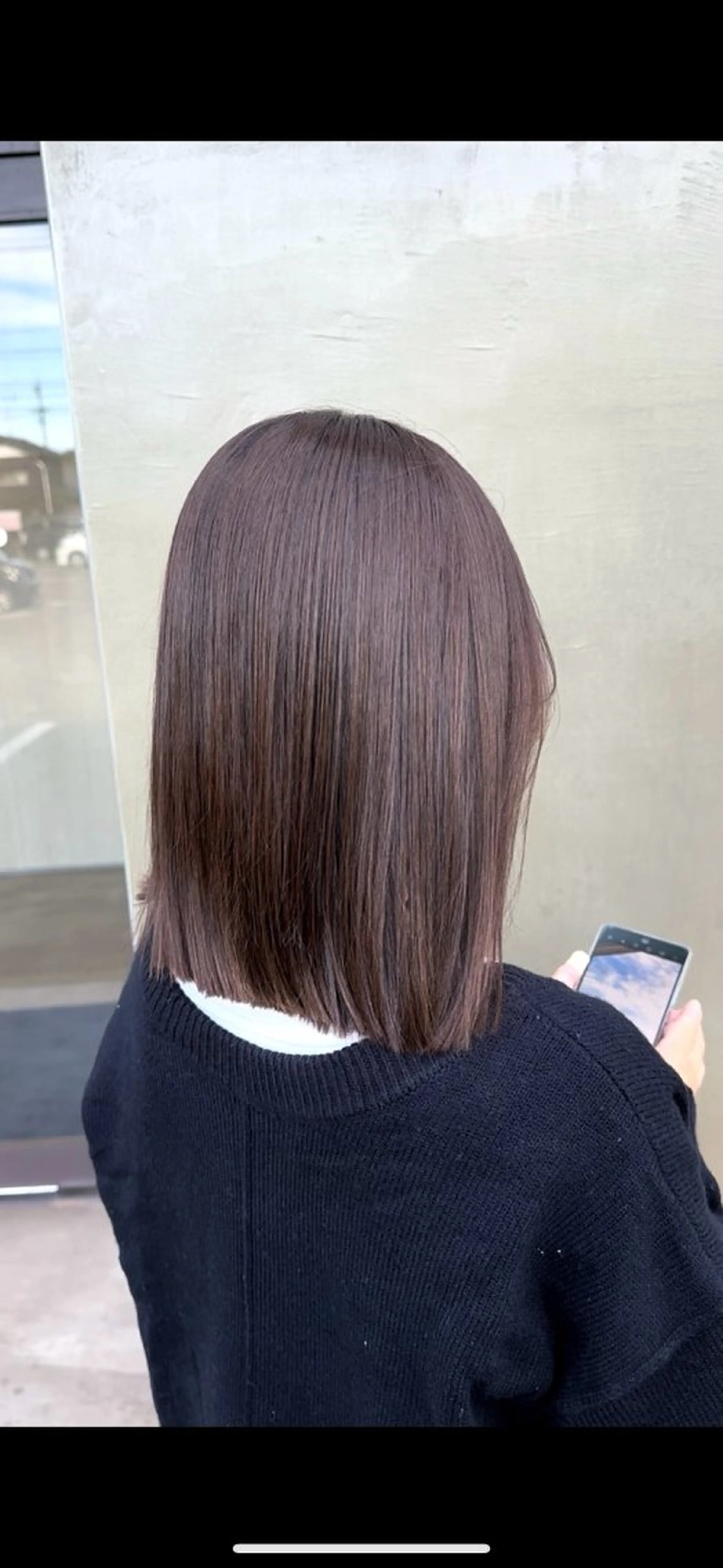 ミディアム カラー グレージュ ラベンダーカラー ラベンダーグレージュ ラベンダーグレー 各務原/カラー/ブリ ーチお任せください！のヘアスタイル