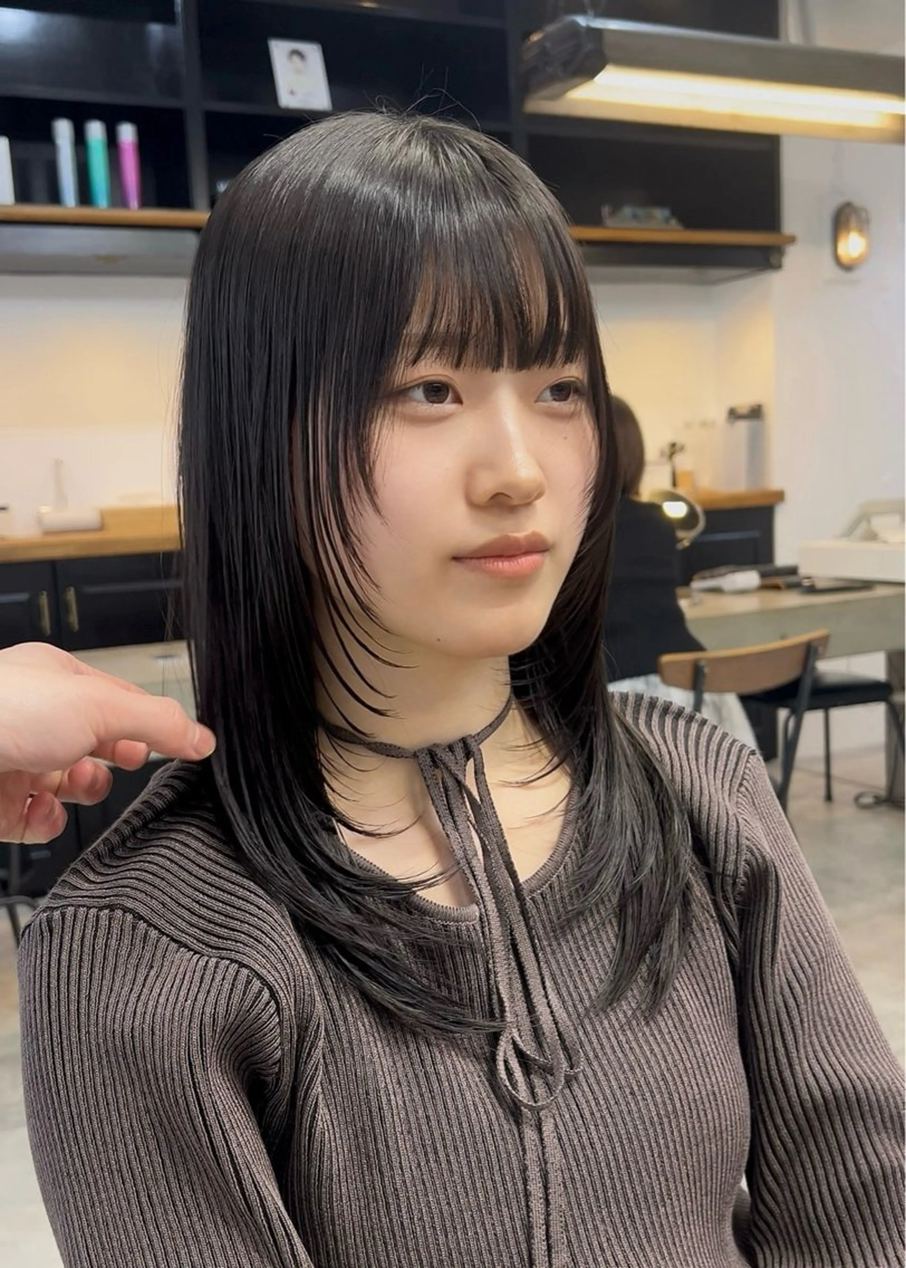 セミロング 髪質改善 トリートメント ウルフカット カット トリートメント FERiCIA所属・🐺ウルフカット特化 🐺/今川尚睦のヘアスタイル