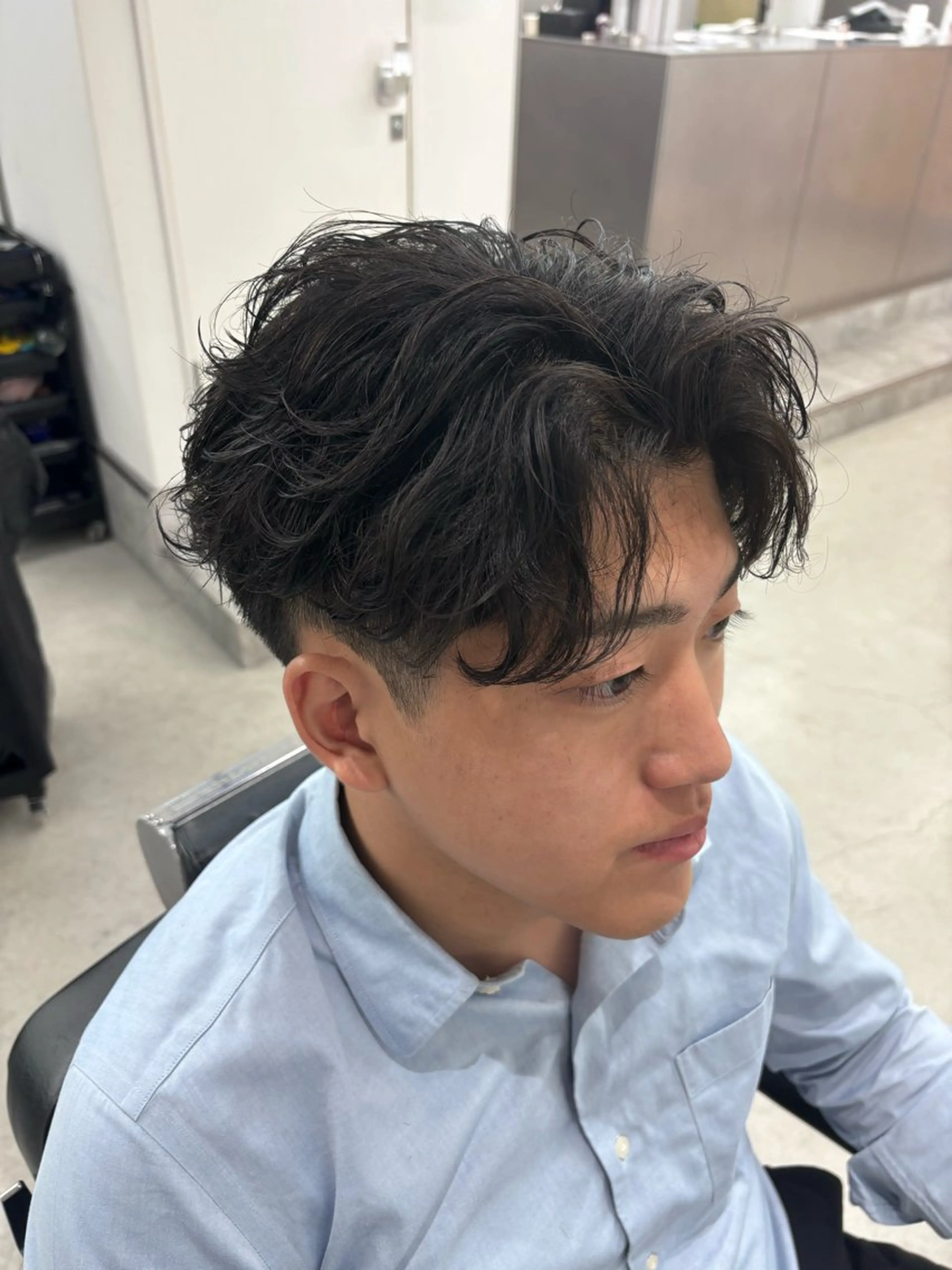 パーマ メンズ カット パーマ トリートメント 土岐 仁/メンズ専門 パーマ特化美容師🌀のヘアスタイル