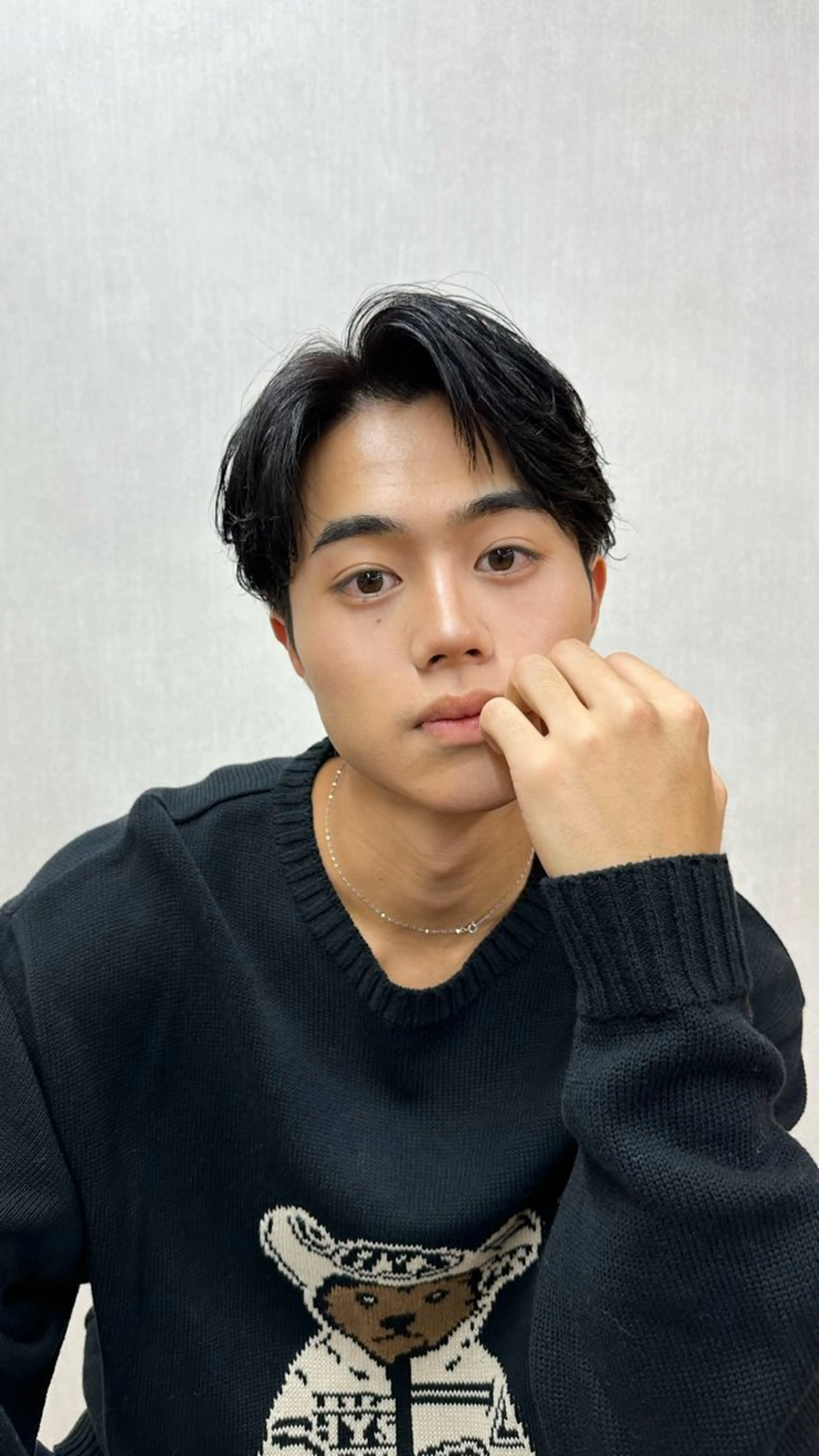 メンズ カット メンズカット/ フェザーパーマ/げんのヘアスタイル