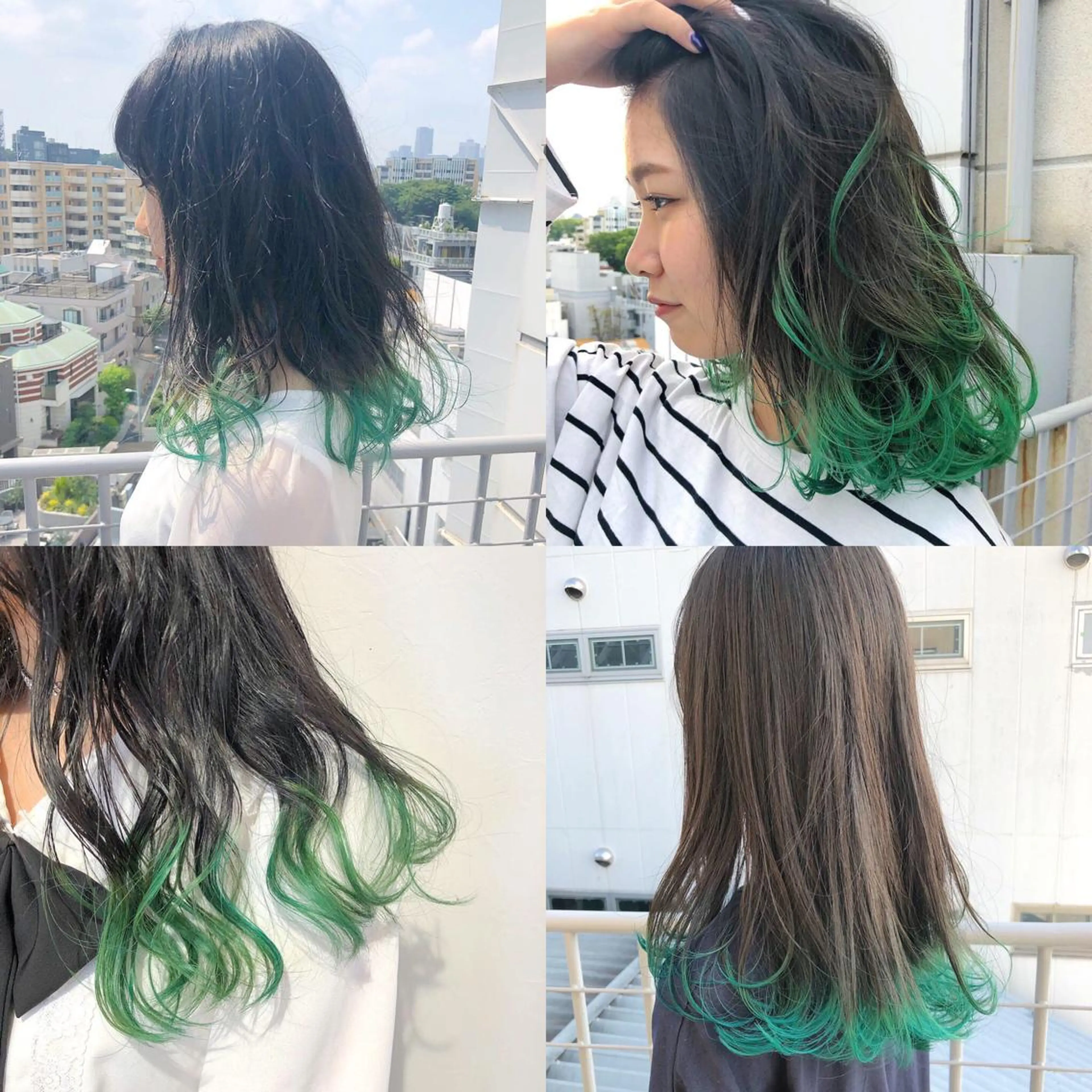 セミロング カラー ヘアアレンジ 【池袋/スパイキー ショート】ⓝⓘⓜⓤのヘアスタイル