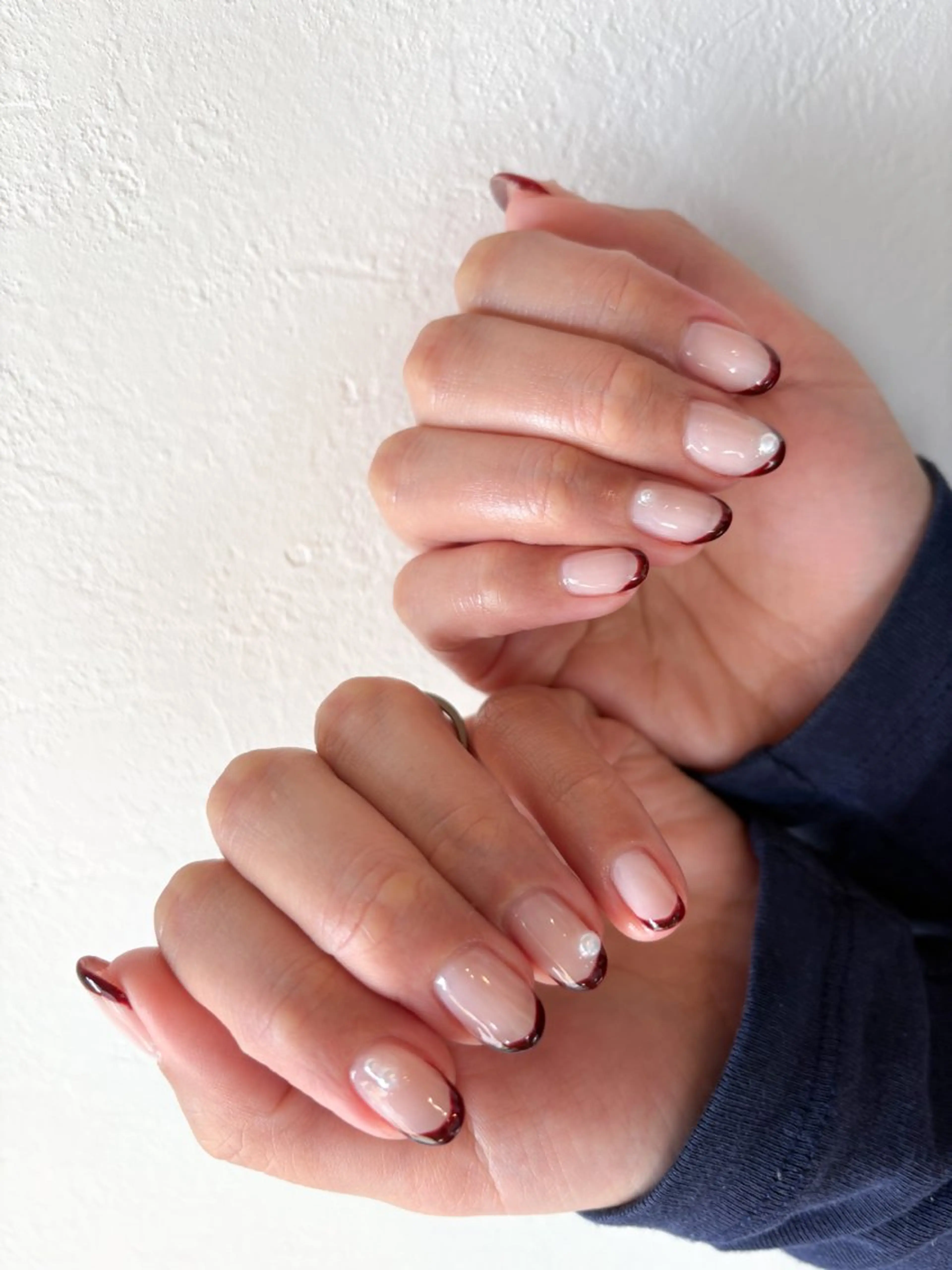 ネイル フレンチネイル 🌲🌳🚪iiit o🌲🌳🌲のネイルデザイン