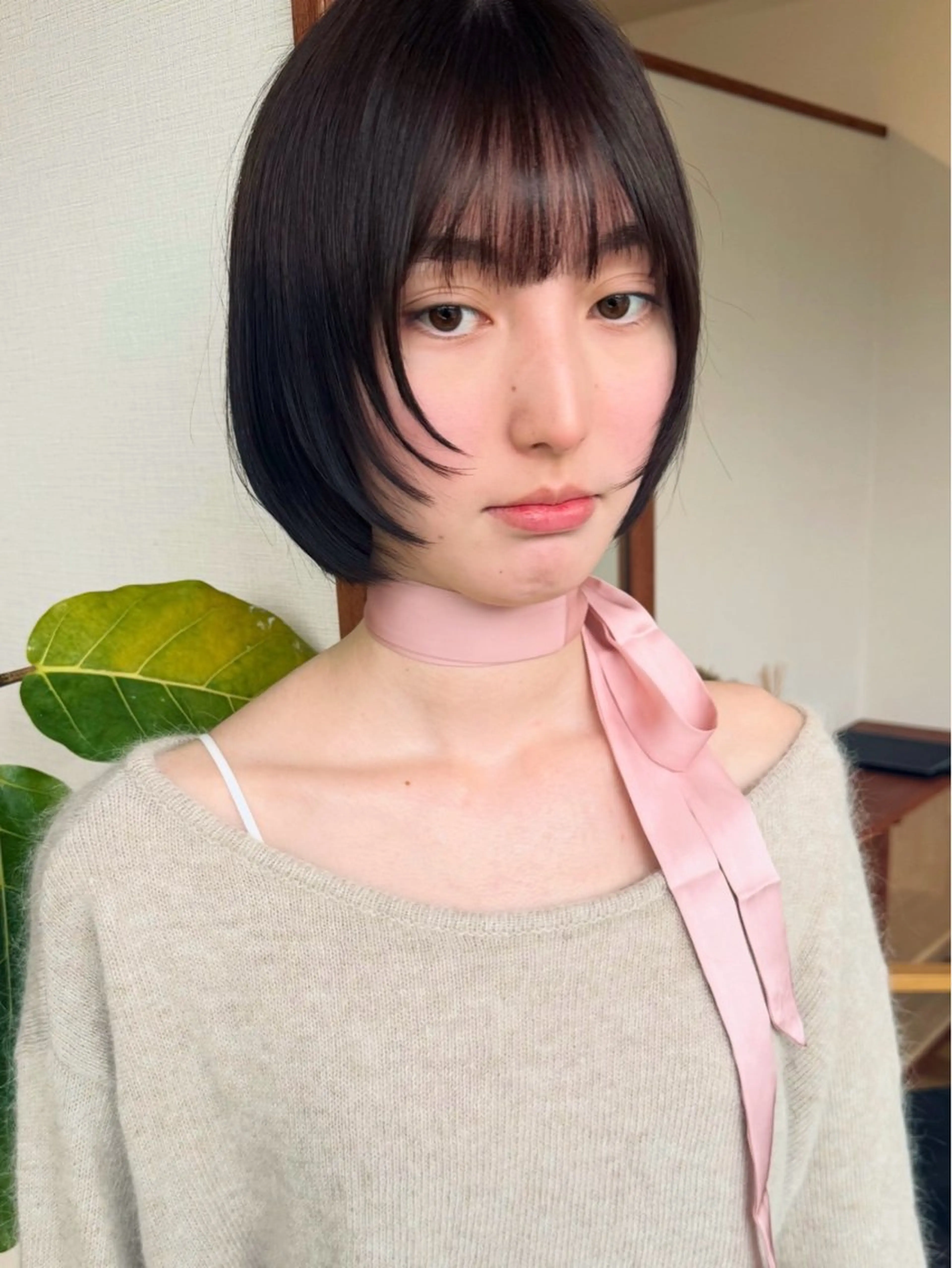 ショート カラー レイヤーカット カット ヘアカラー トリートメント 田室 和幸のヘアスタイル