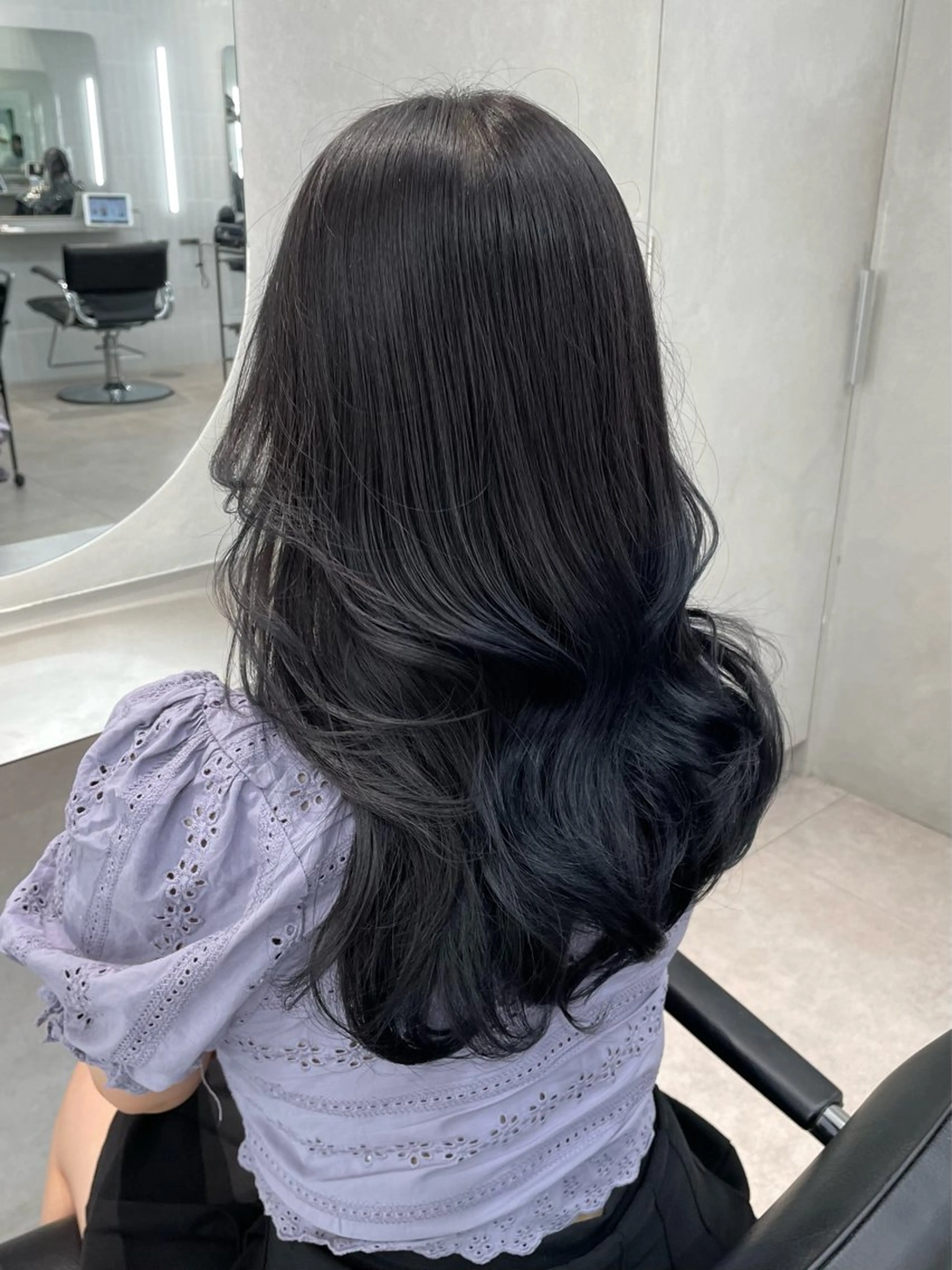 セミロング カラー アッシュ アッシュブラウン ベージュカラー ブラウンカラー 透明感カラー ヘアカラー 表参道/透明感 グレージュ/ブラウンのヘアスタイル