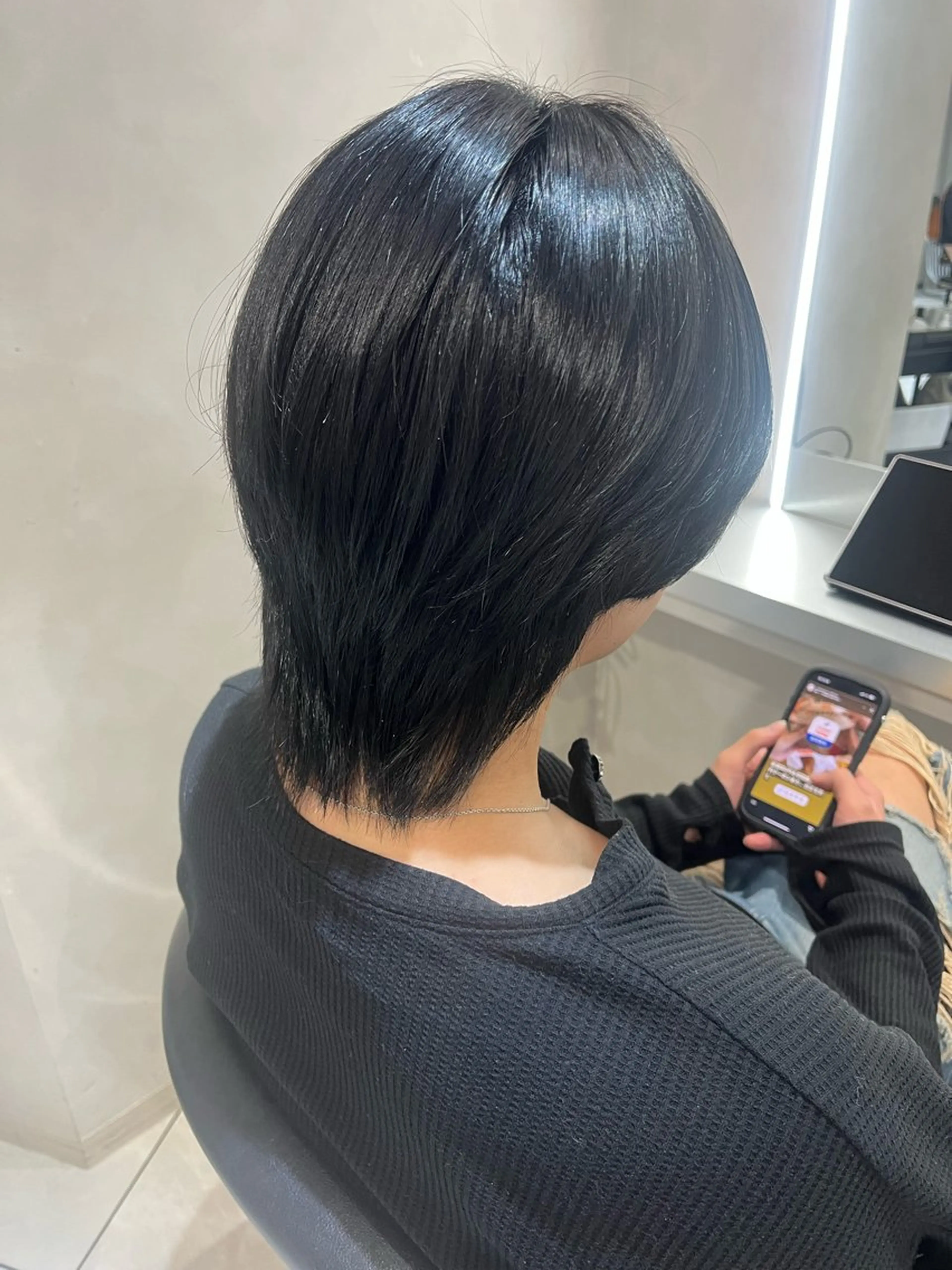 カラー メンズ ヘアカラー メンズセンターパート 池袋/wakanaのヘアスタイル