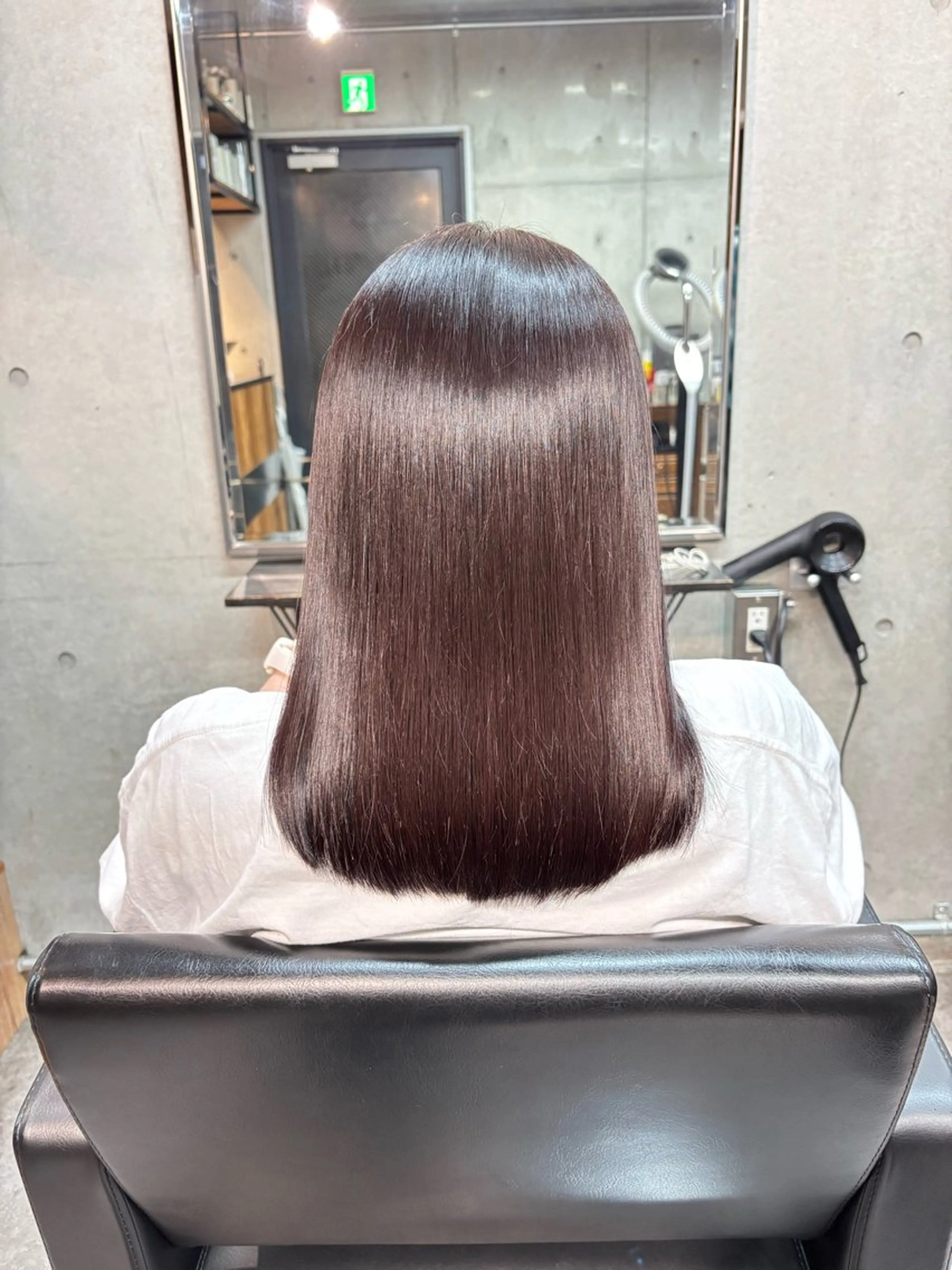 ミディアム カラー パーマ 髪質改善 縮毛矯正 トリートメント カット 縮毛矯正 トリートメント ショートボブ縮毛矯正 髪質改善のプロ山道潤のヘアスタイル