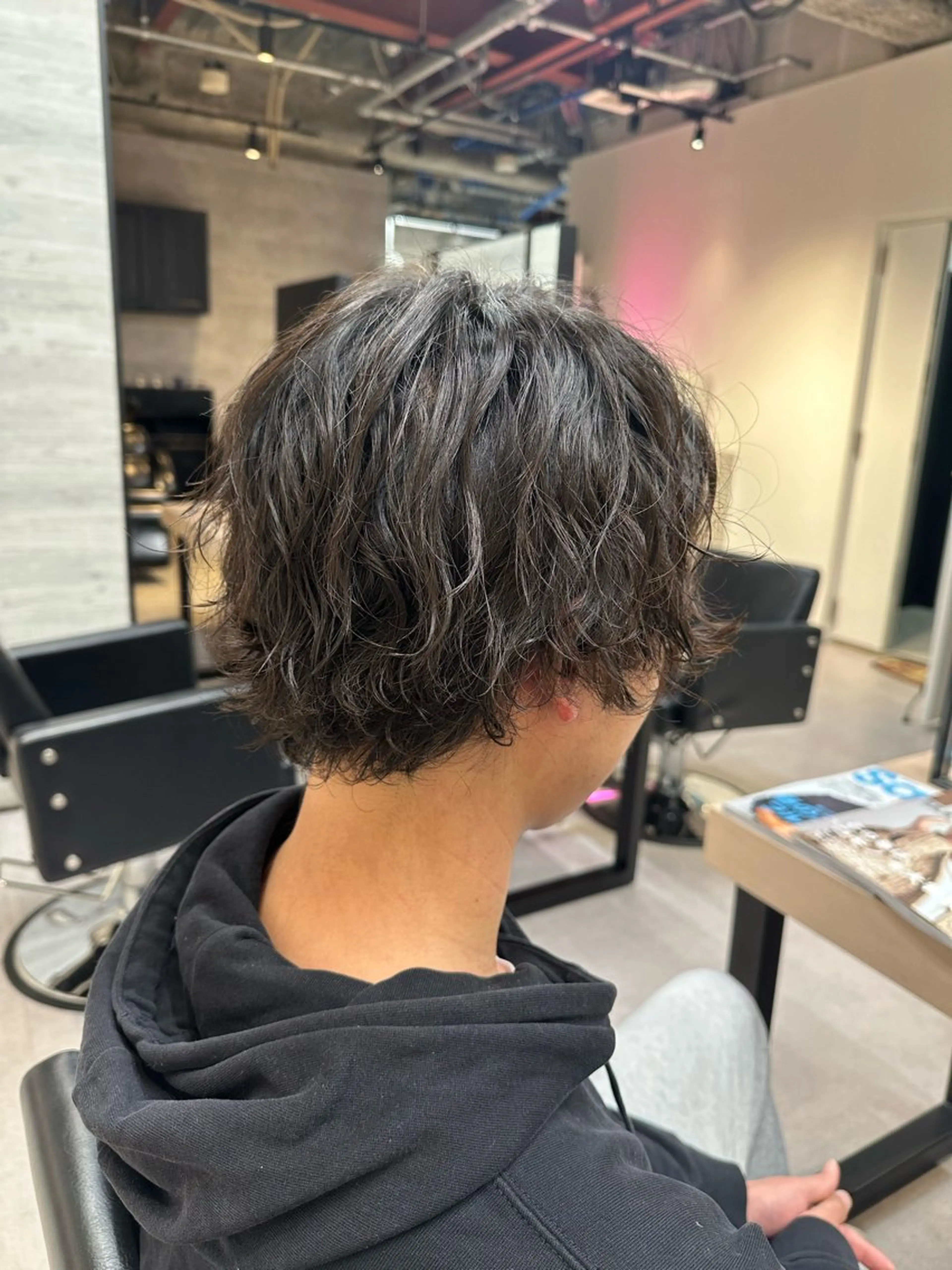 パーマ メンズ カット パーマ トリートメント 🪞個室サロン/韓国 艶髪/keito🪞のヘアスタイル