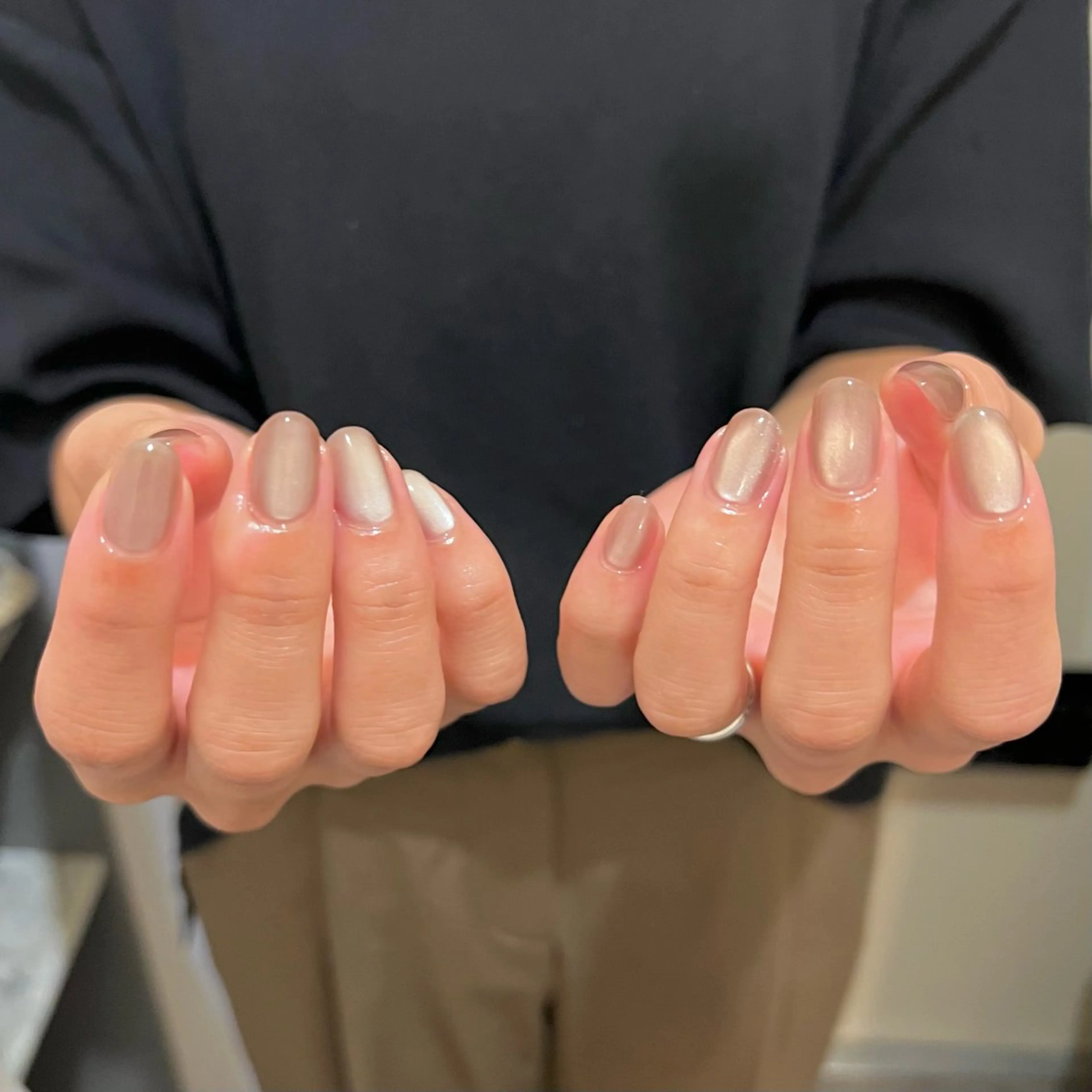 ネイル フラッシュネイル マグネットネイル urun eriのネイルデザイン