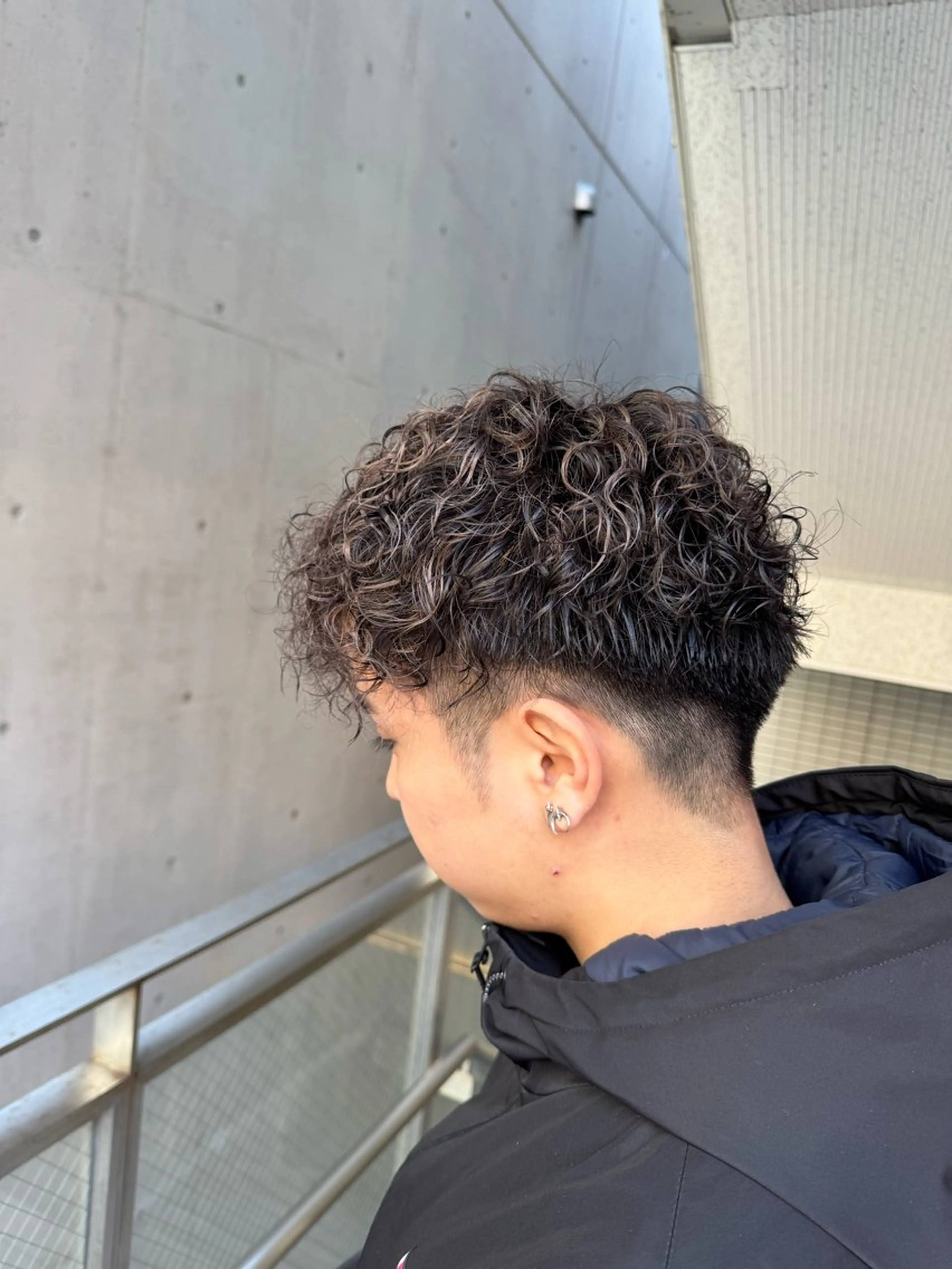 メンズ メンズパーマ 刈り上げ toe hair salon所属・三浦 政和のヘアスタイル