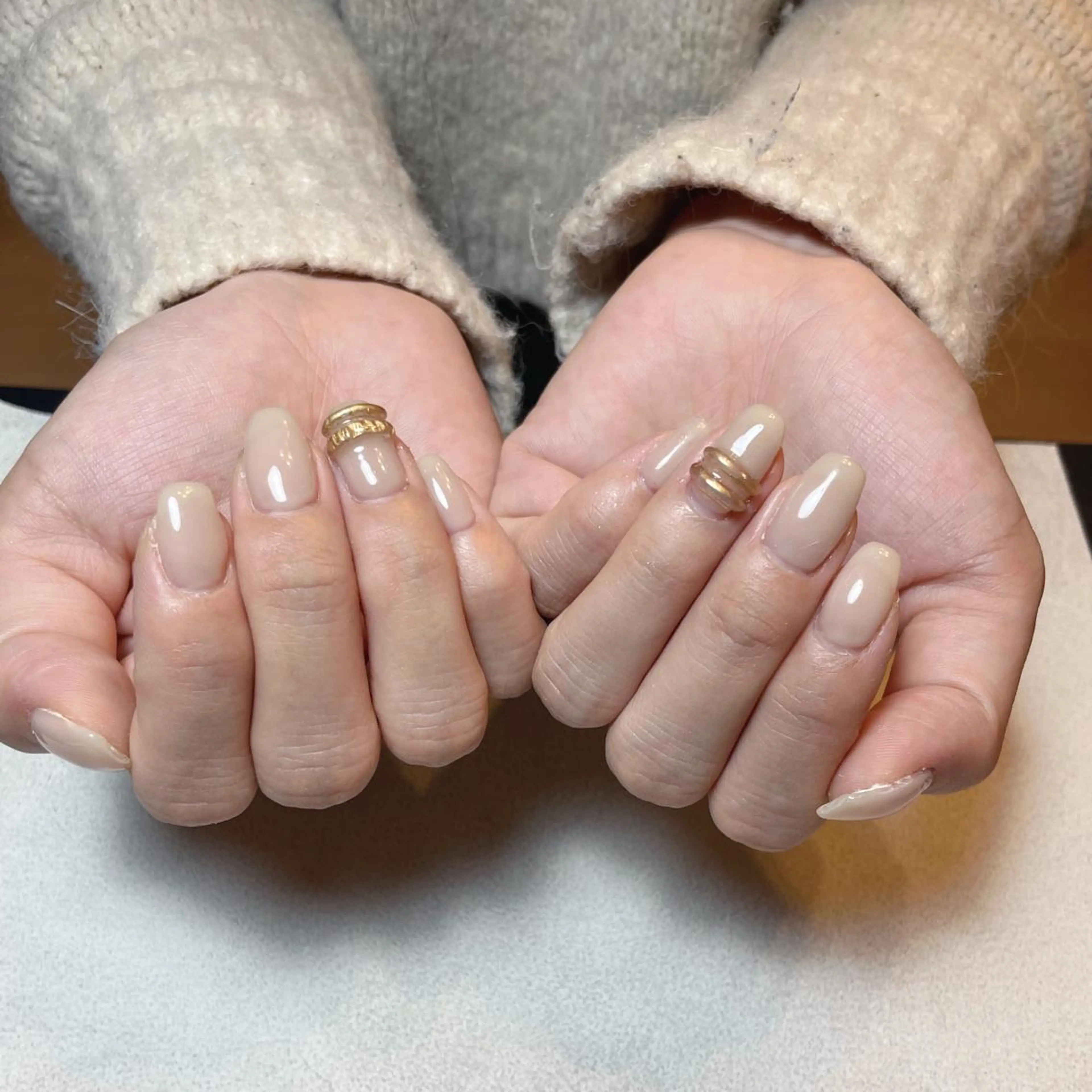 ネイル ミラーネイル ワンカラーネイル BLANCEnail所属・BLANCnail yuuのネイルデザイン