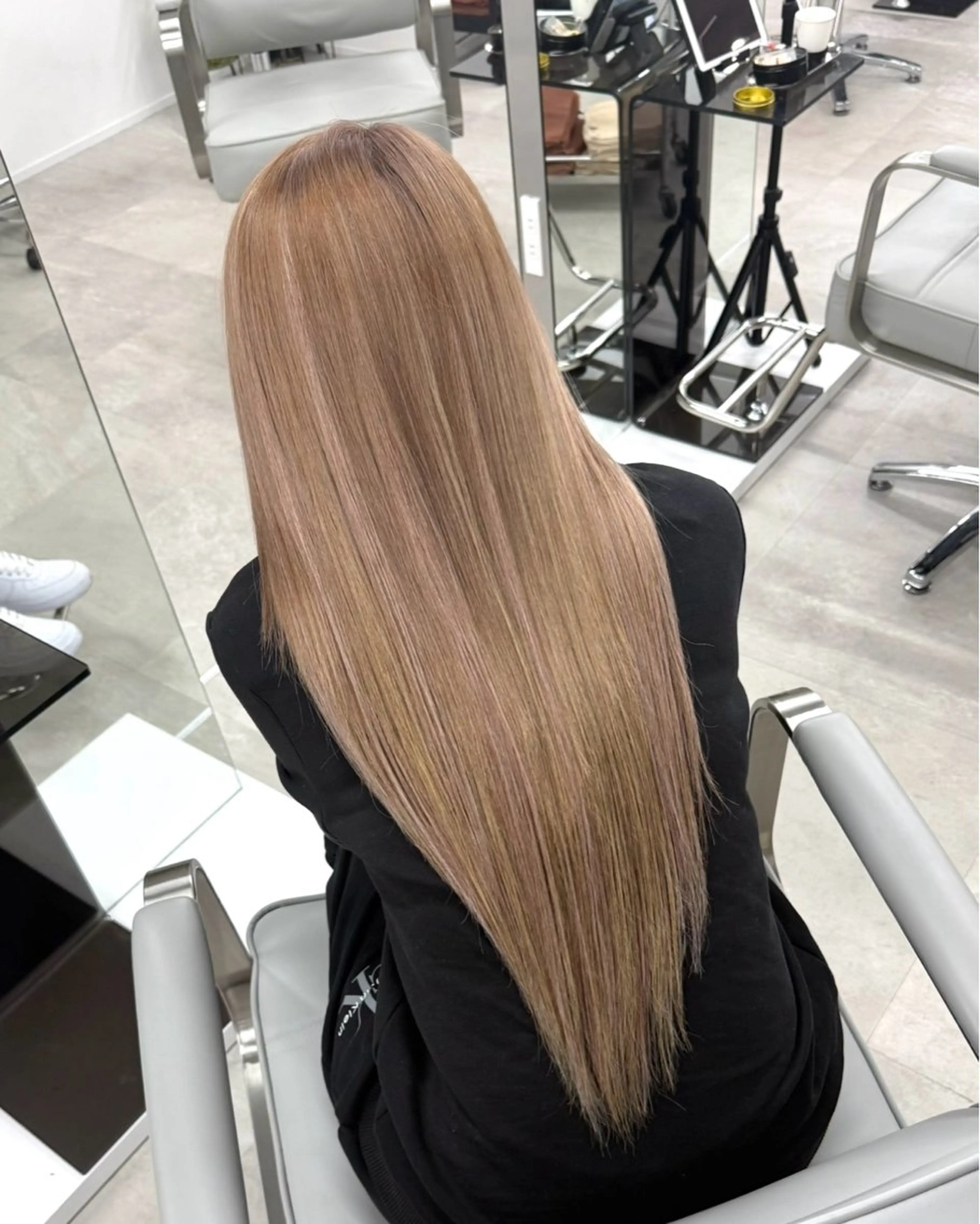 ロング エクステ エクステ yuna/透明感 カラー/エクステのヘアスタイル