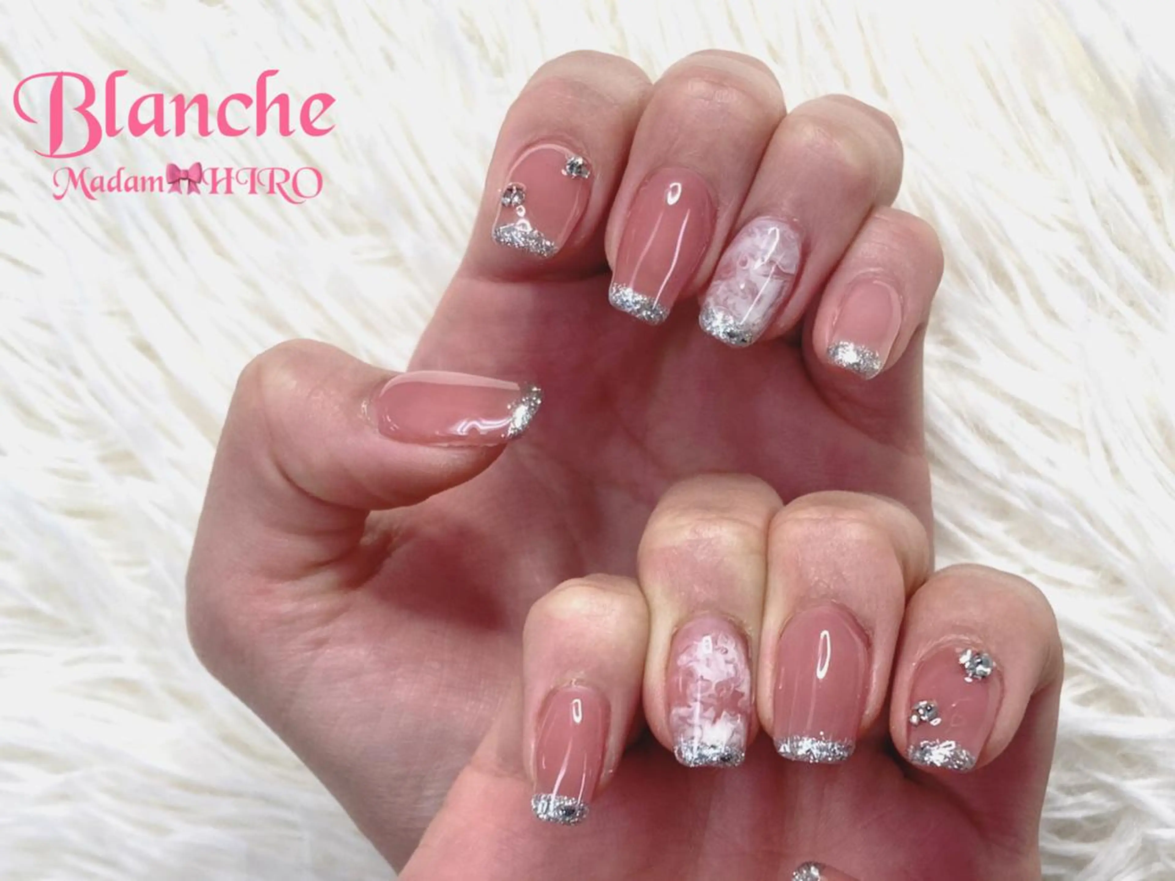 ネイル ニュアンスネイル ピンク ピンクベージュ Lianネイル 寛子Lianのネイルデザイン