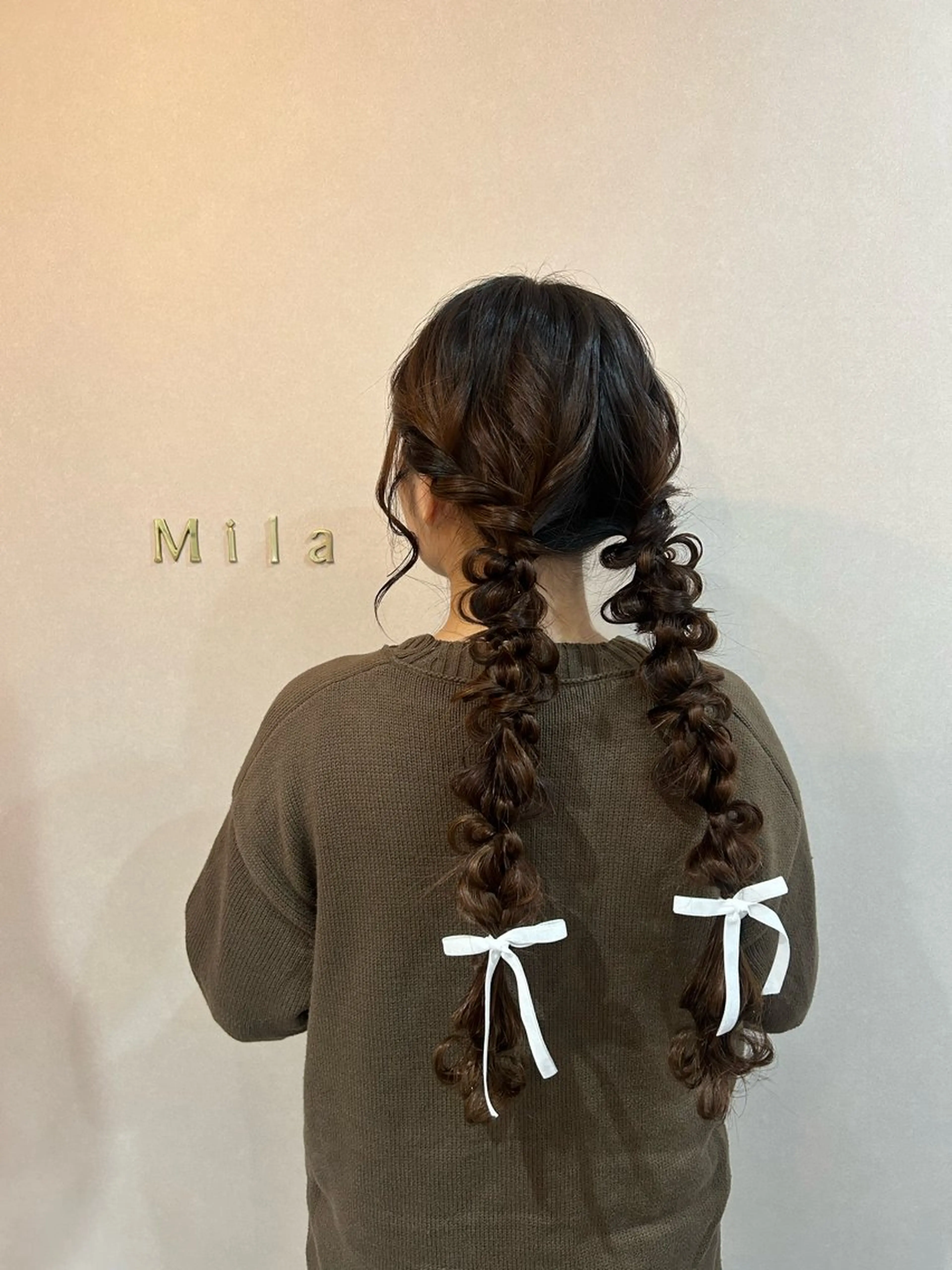 ロング ヘアセット Mila Hazukiのヘアスタイル